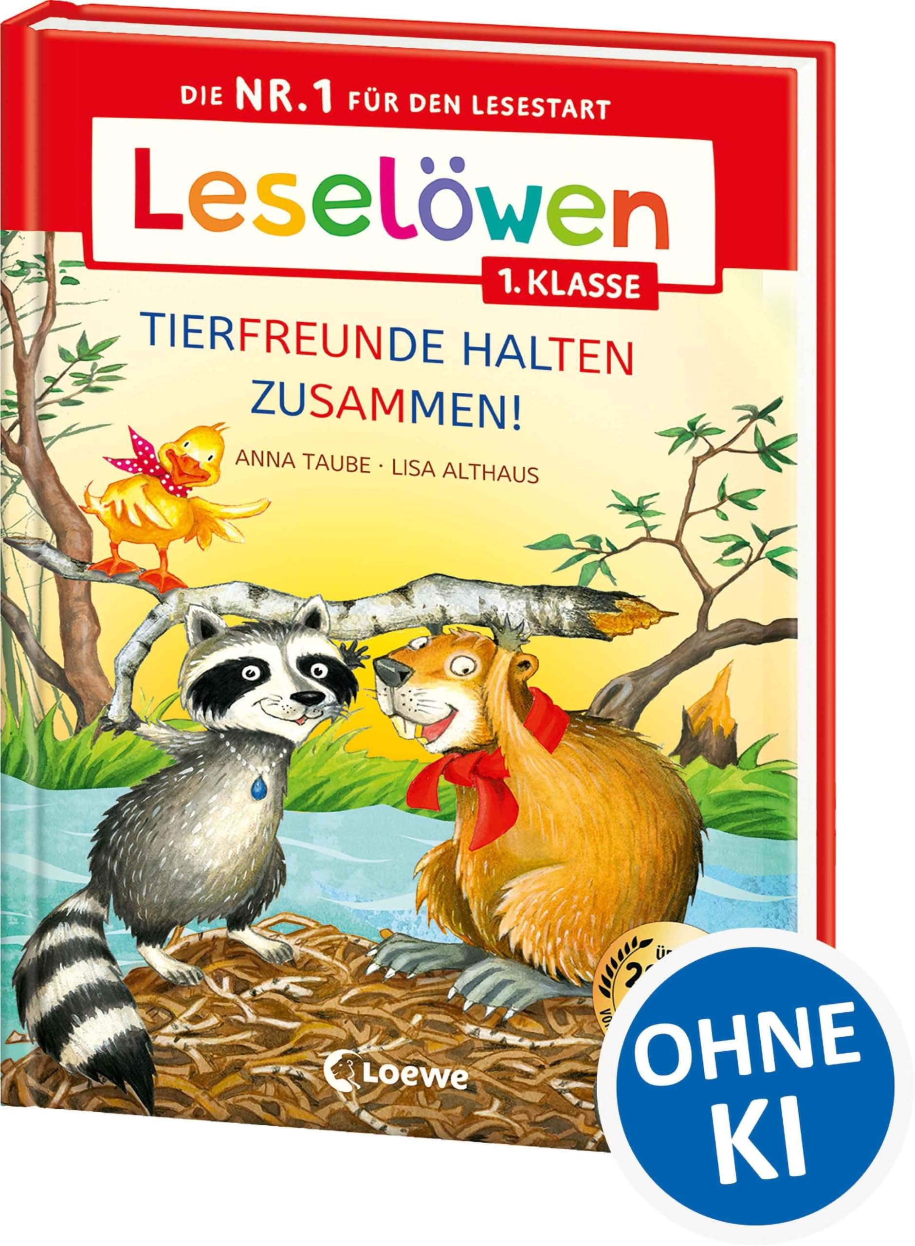 Leselöwen 1. Klasse - Tierfreunde halten zusammen!: Großbuchstabenausgabe