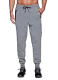 Active Men's Athletic Fleece Lined Tapered Jogger Sweatpant with Pocket