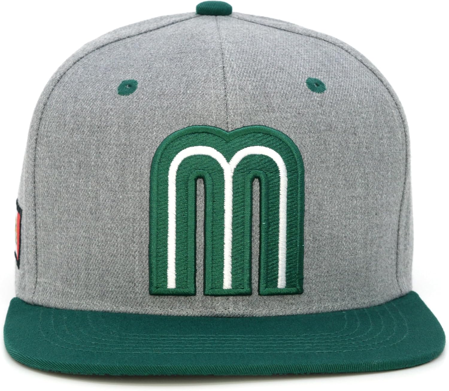 Mexico Snap Back Hat Flag 3D M Flat Bill Mexico Baseball Cotton Cap M New