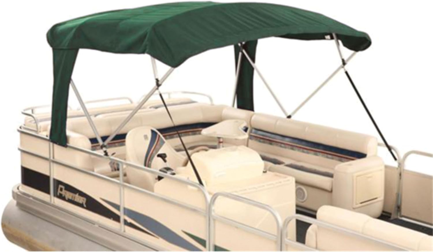 Attwood 384PGN Green 8' x 8' Buggy Style Fabric Bimini Top Amazon.ca