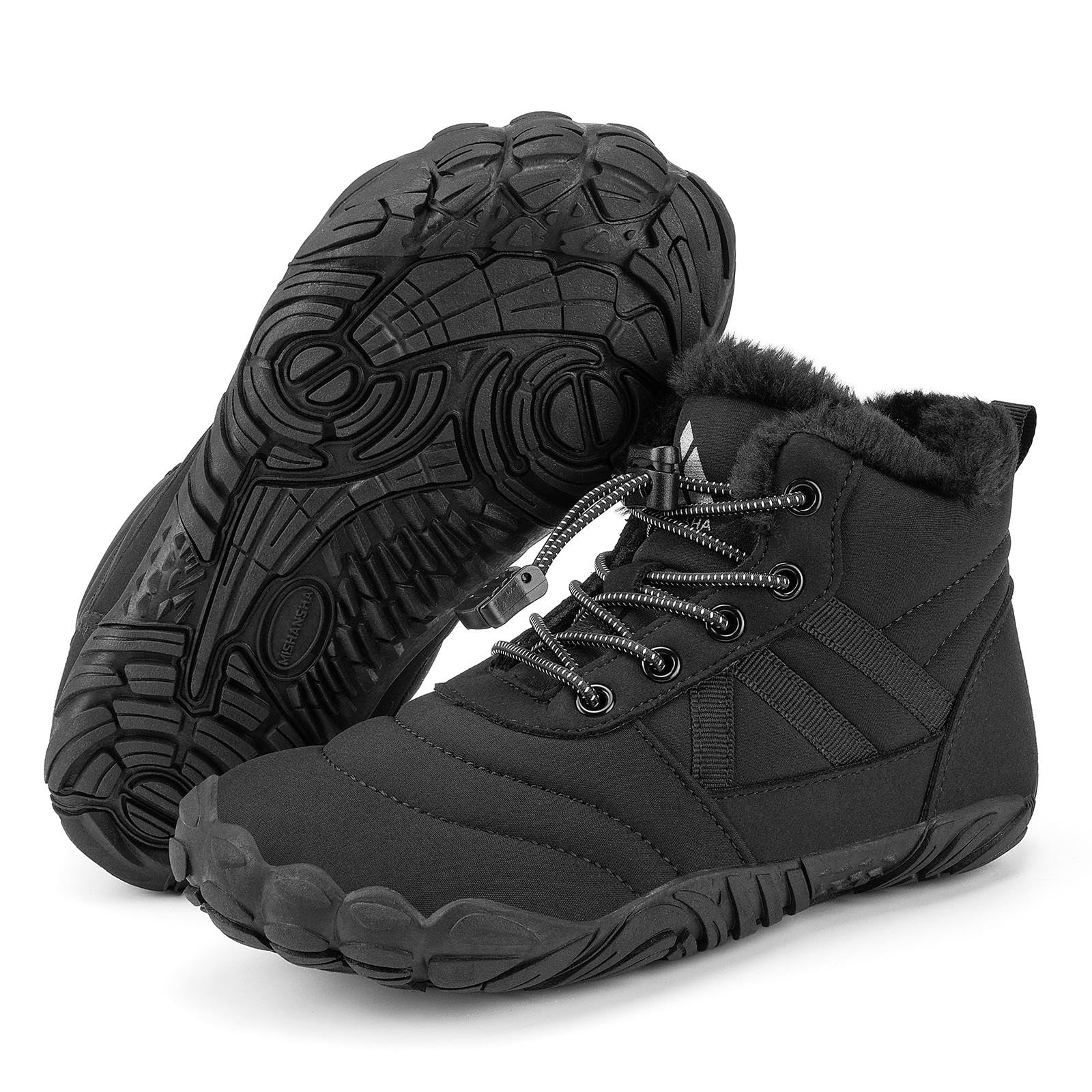 Mishansha Barefoot Botas Niño Niña Invierno Calientes Antideslizante con Forradas Gr.25-36