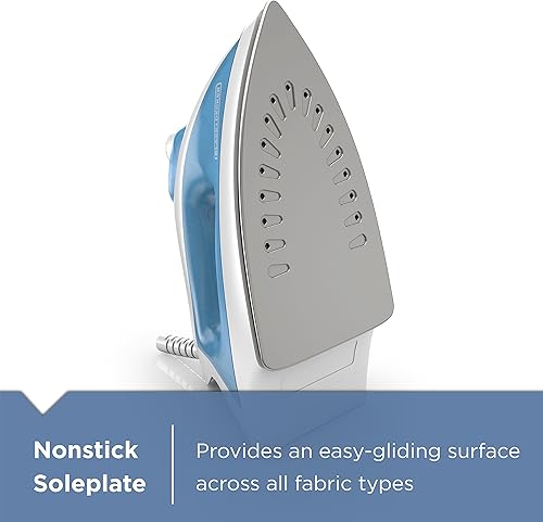 Miniatura 3 de Fácil plancha de vapor antiadherente BLACKDECKER IR40V compacta con apagado automático y anti goteo