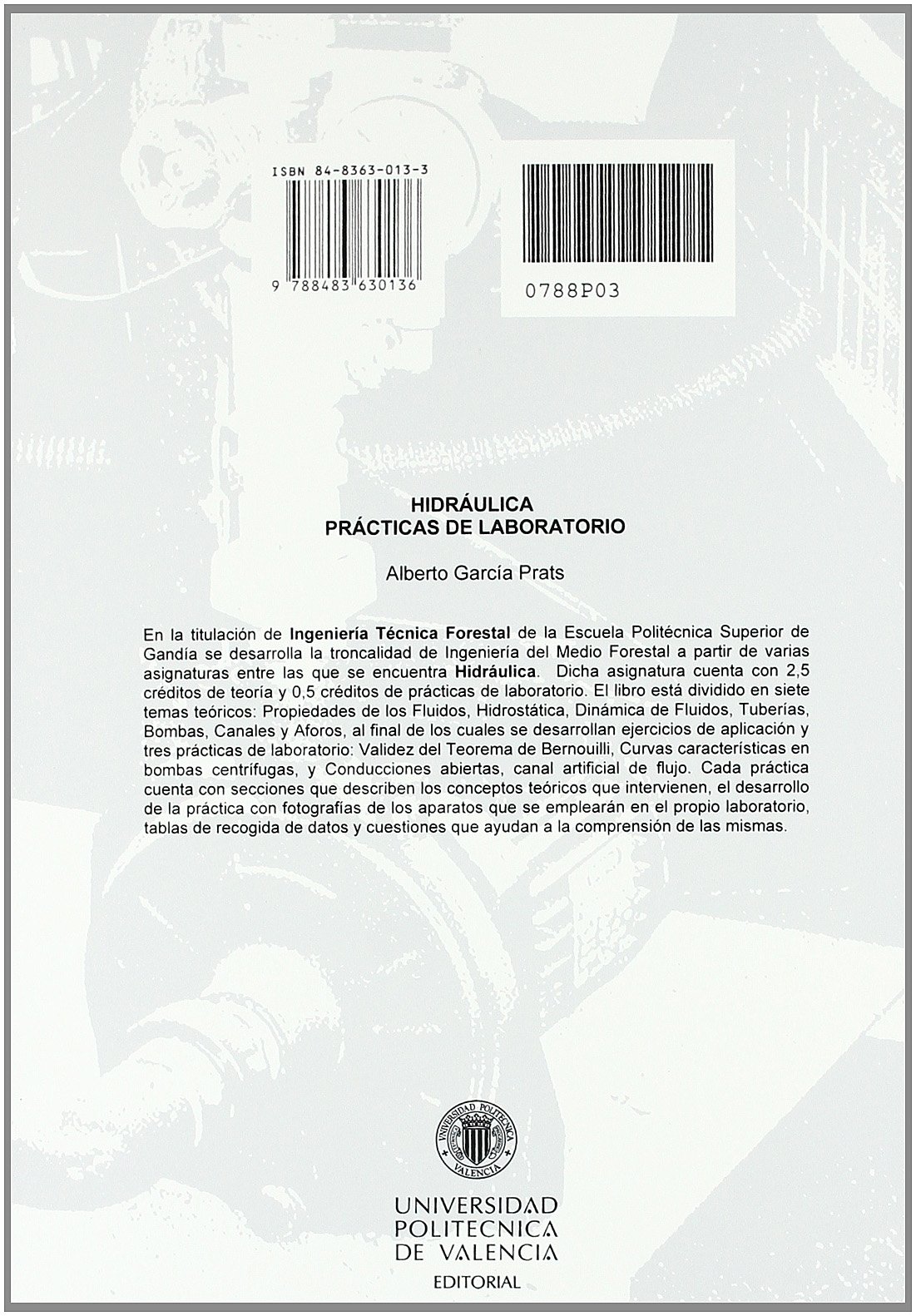 Hidráulica. Prácticas de Laboratorio
