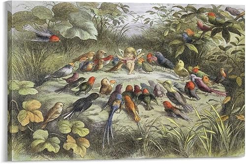 Richard Doyle, Un ensayo en tierra de hadas, dibujo de ilustraciones, impresiones artísticas, arte vintage, lienzo de arte para pared, póster de