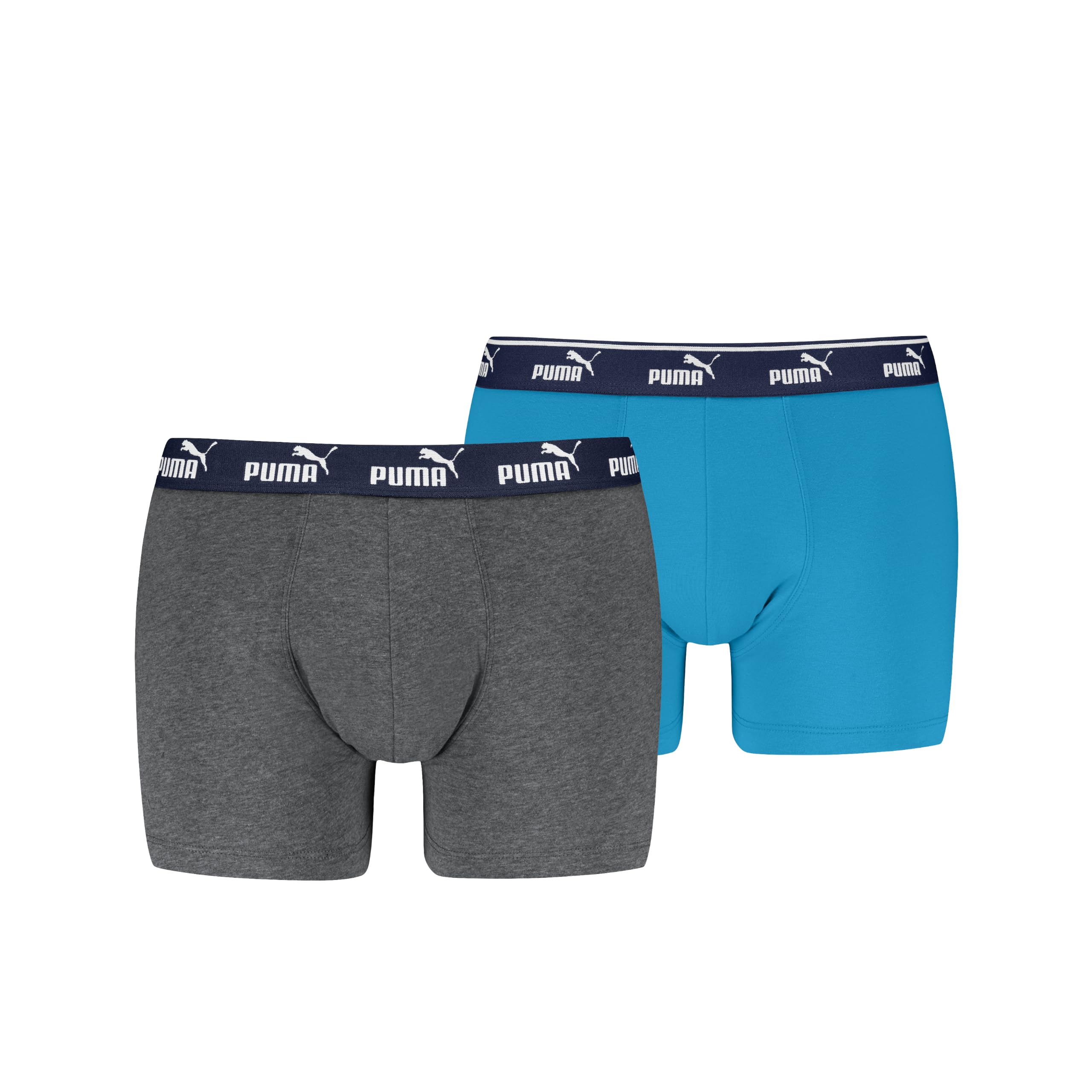 Puma Herren Puma Elements Men Logo Elastic Boxer 2p Boxer Briefs (2er Pack)