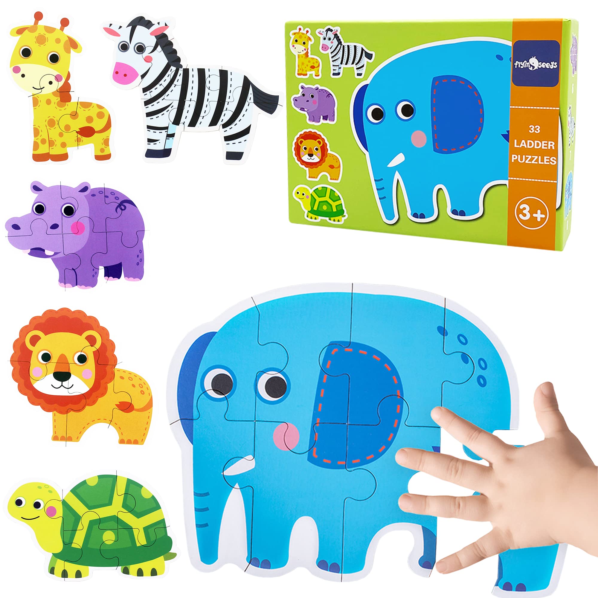 Buy Puzzles for Toddlers Ages 2 3 4 5 Years Old, Safari Animals Floor