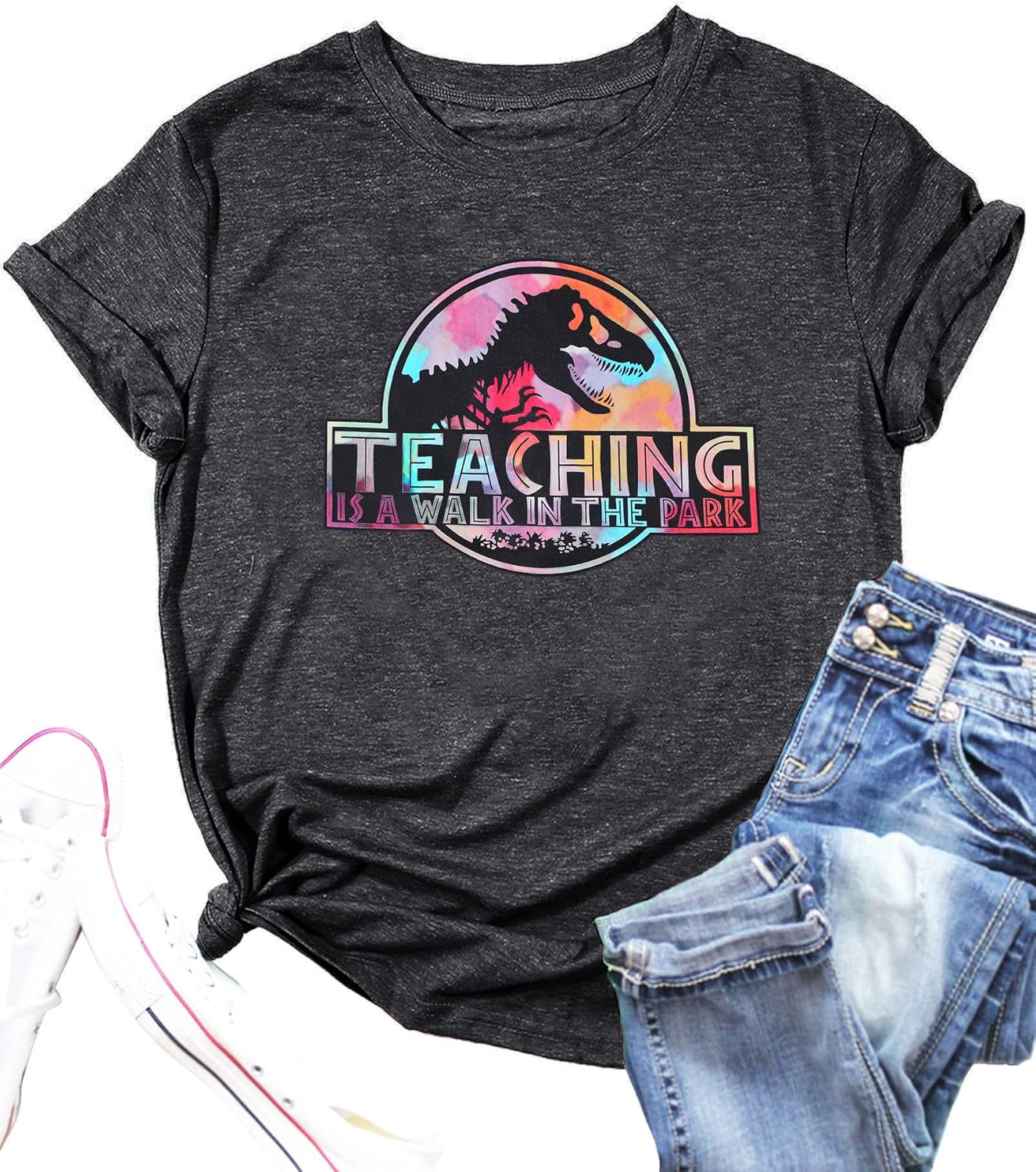 Teacher Shirt Women Wildflower Teacher Shirts Helping Little Minds Grow Kindergarten Teacher Tee Inspirational Tops