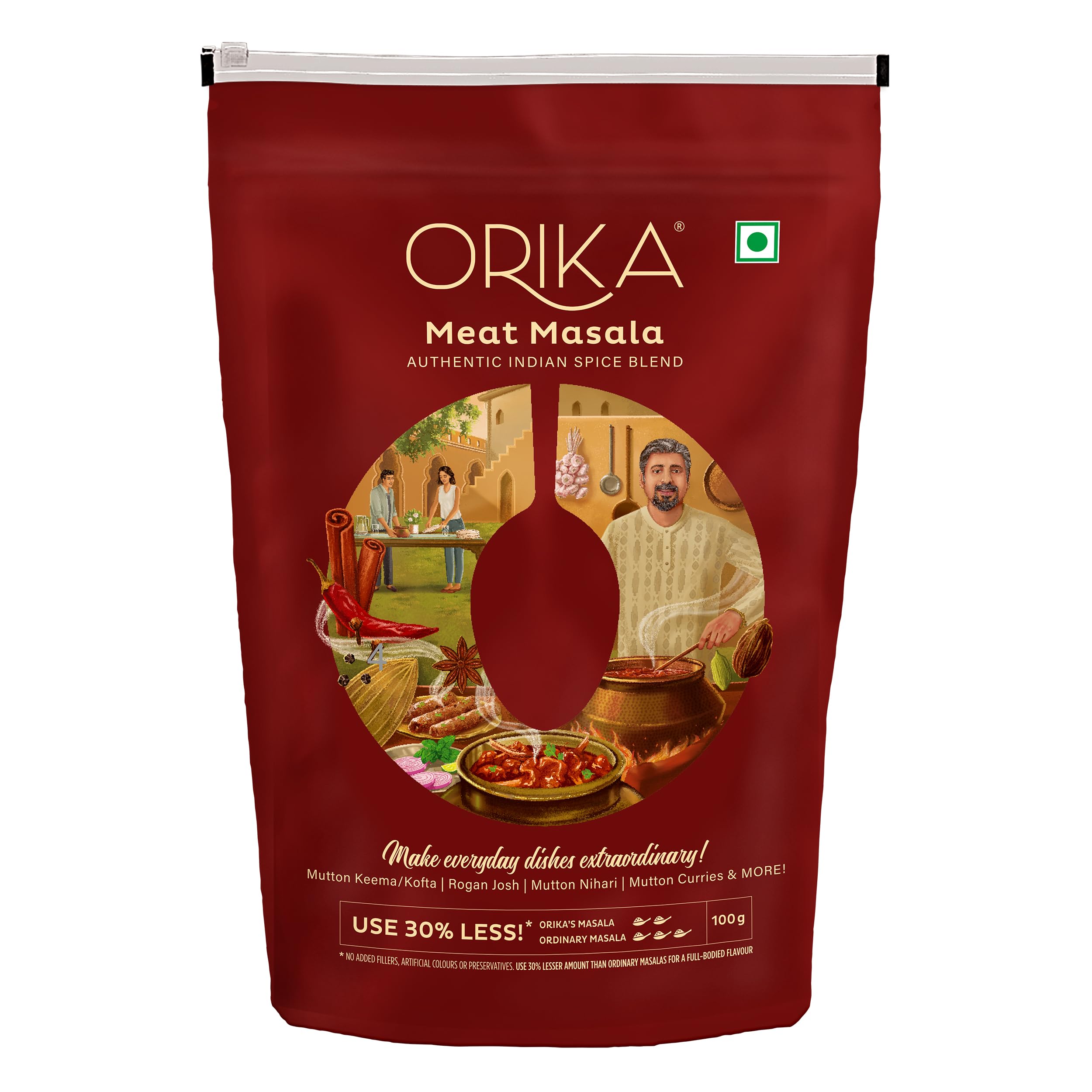 Orika Meat Masala Powder (100 g, Pack of 1) (B09FXJQ6G8) Amazon Price History, Amazon Price Tracker