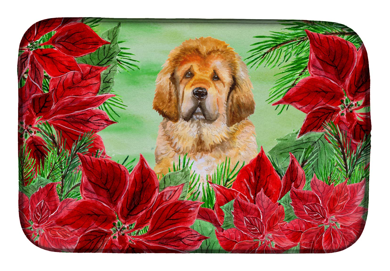 Tapis de séchage Mastiff Tibétain Caroline's Treasures 35x53 cm