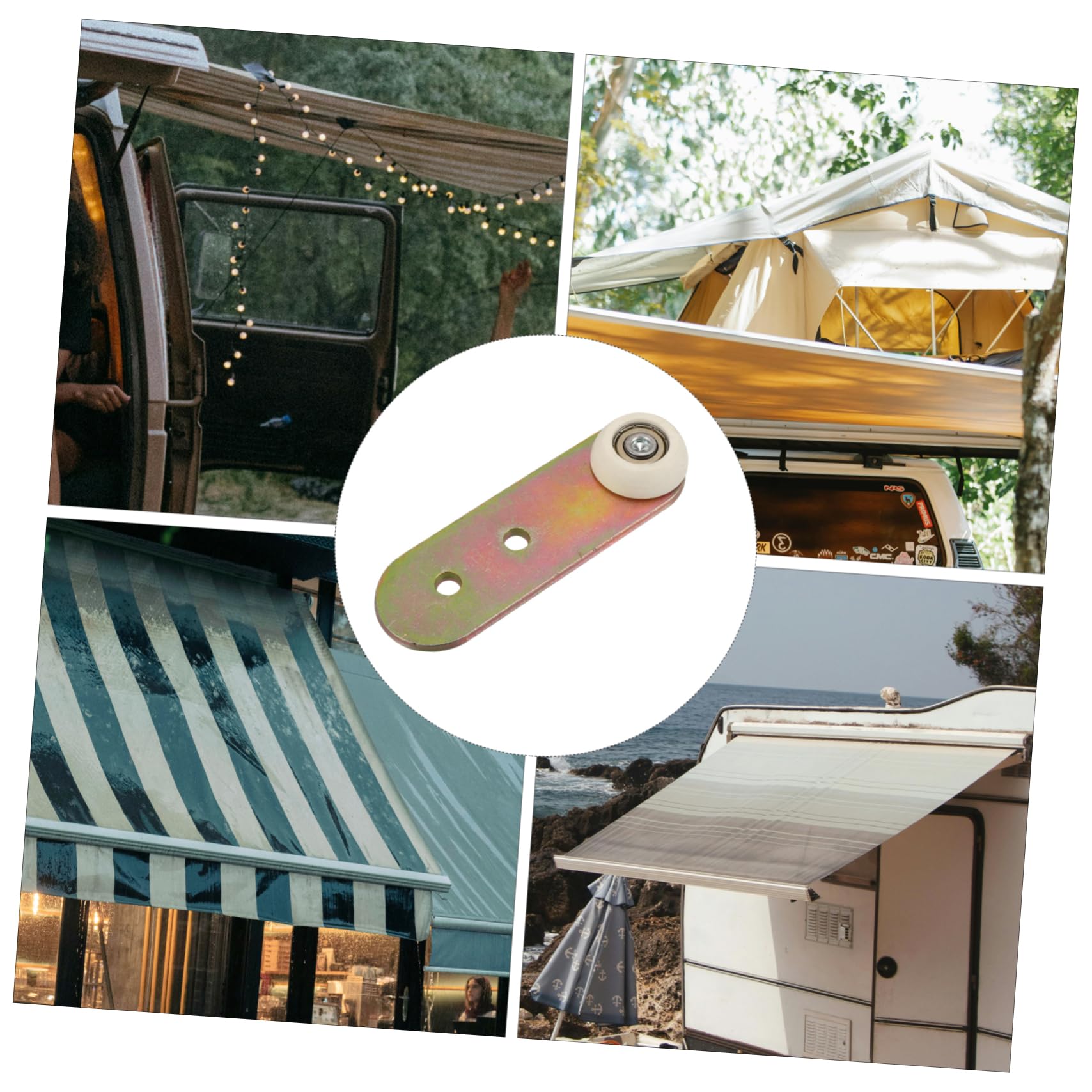 Cabilock Slide Out Rollers Heavy-Duty Curtain Side Trailer Parts Roller Bearing Replacement Easy-to-Install Trailer Wheels Quiet Operation