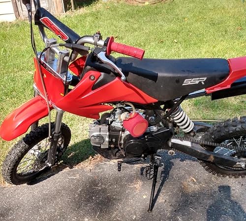 Miniatura 6 de Empuñaduras de manillar de motocross de 220.945 in agarre de mano de goma antideslizante para TRX400EX CRF250F XR650R XR400 XR250 CRF150L CRF150M