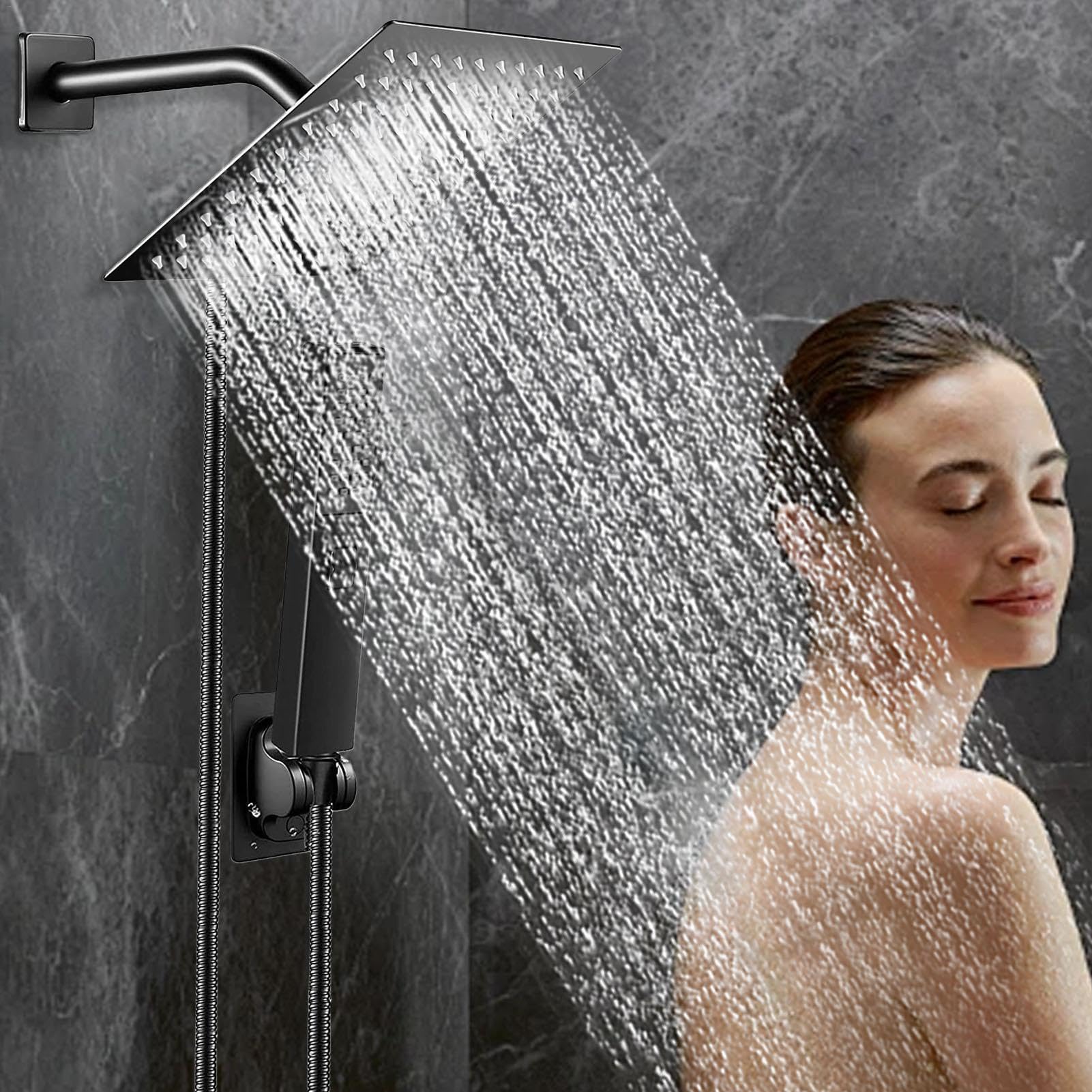 Cabezal de ducha de cascada para ducha eléctrica, cabezal de ducha