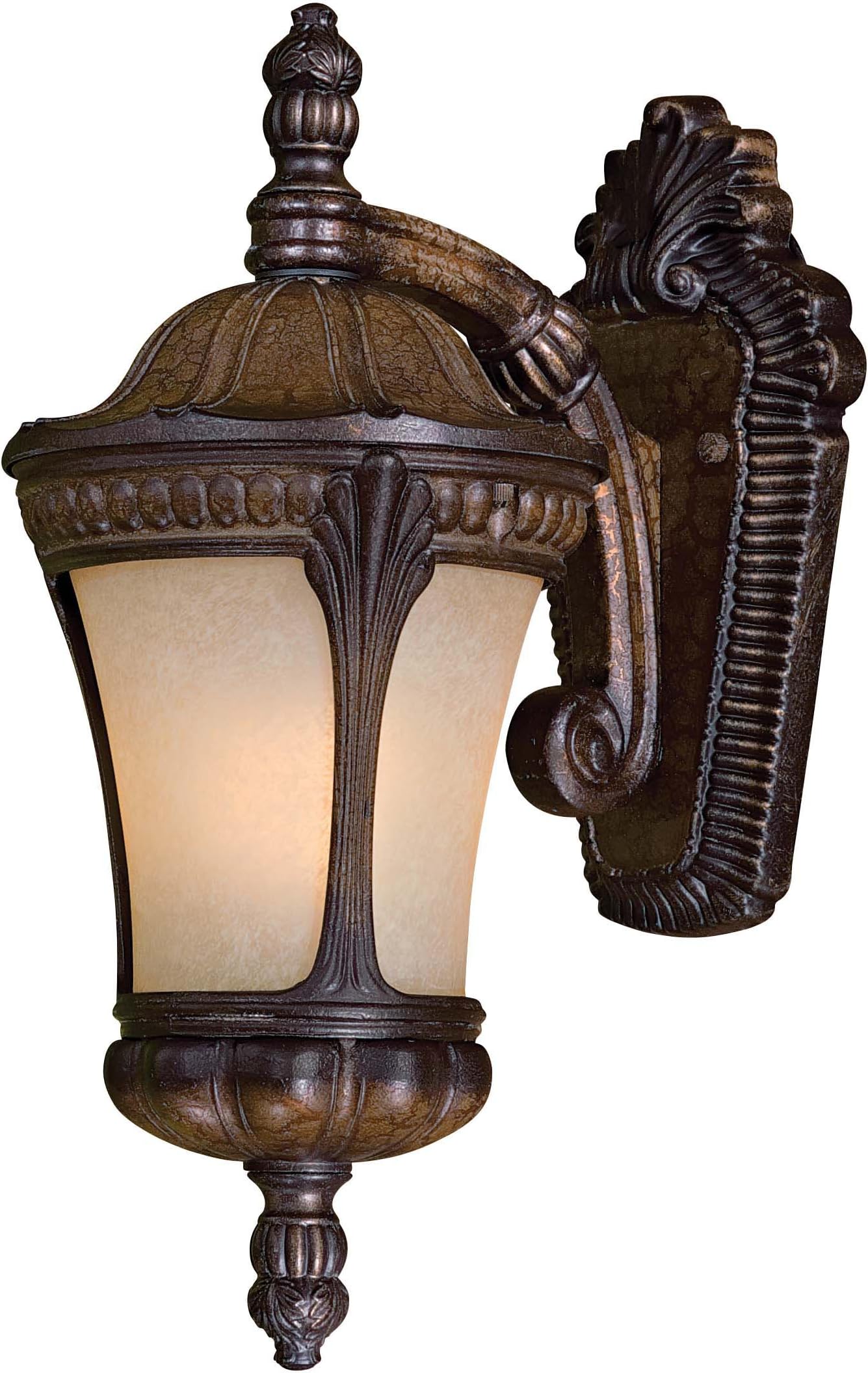 Minka Lavery 1 Light Textured French Bronze Post Mount Lights