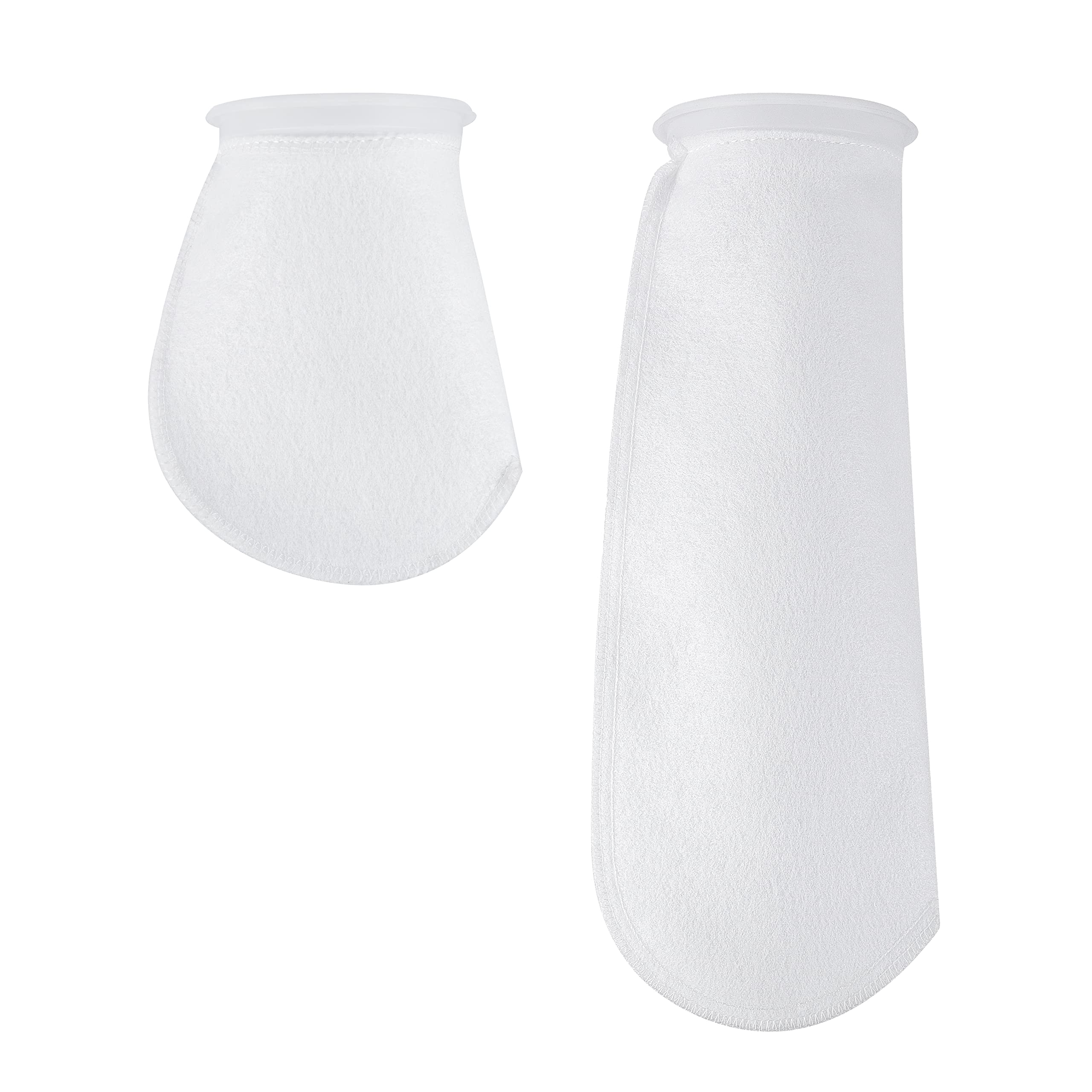 Aqua KT 200 mikrofilcowych torebek filtracyjnych do akwarium skarpety do akwarium o długości 35 cm, średnica pierścienia 10 cm, 8 sztuk