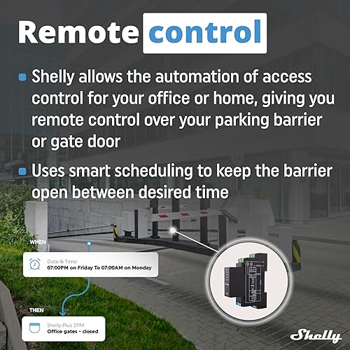 Miniatura 7 de Shelly Pro 2PM  Relé inteligente de 2 canales Wi-Fi y LAN con medición de potencia  Automatización del hogar  Compatible con Alexa y Google Home