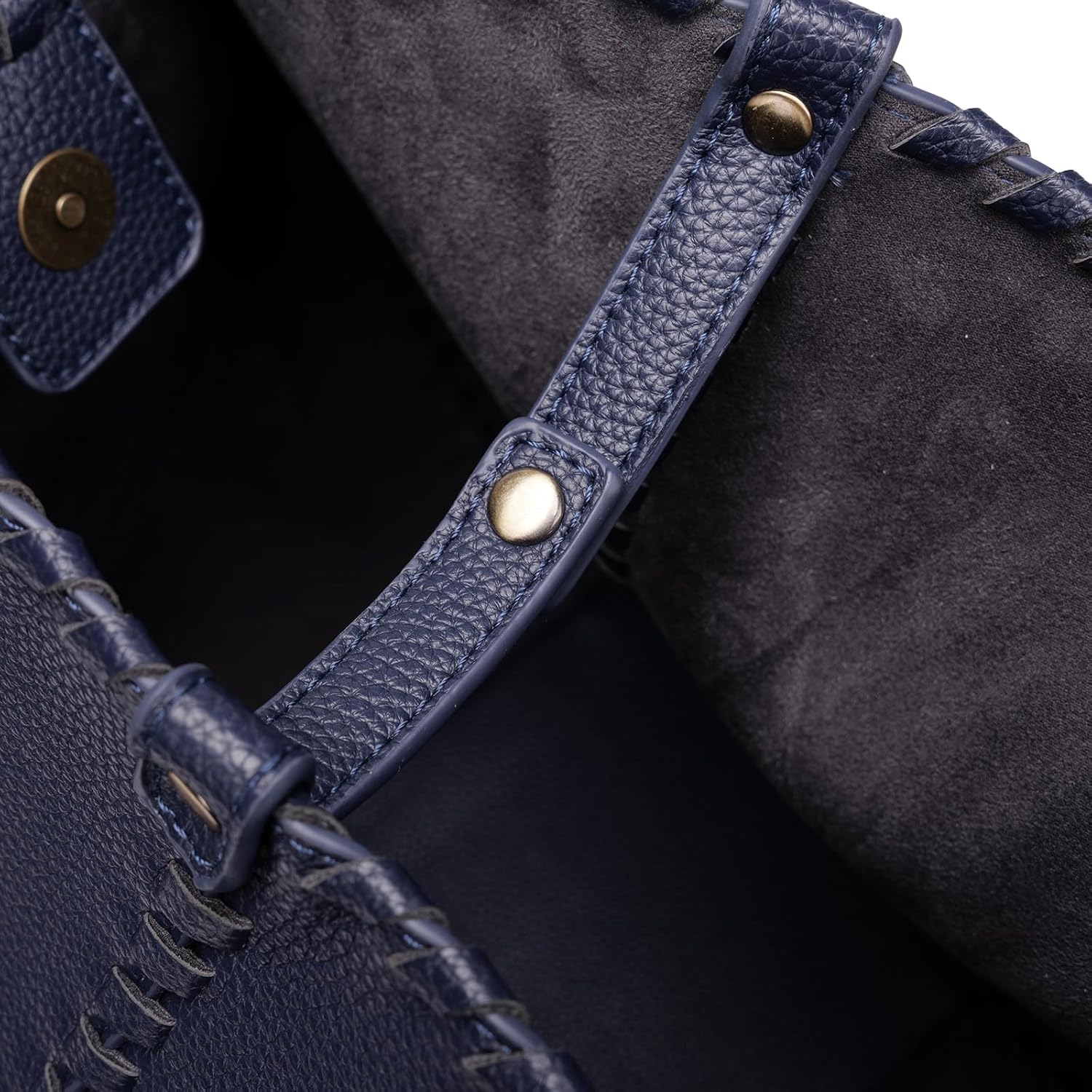 Leather Tote Bag for Women Large Laptop Business Work Handbag Women's Shoulder Purse with Clutch
