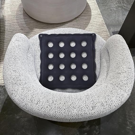 DAWRIS Air Inflatable Seat Cushion,16 Holes Breathable Air Seat Cushions,Pressure Sore Prevention Inflatable Cushion,Inflatable Cushion for Pressure Sores,Non-bedsores Cushion with Bonus Air Pump