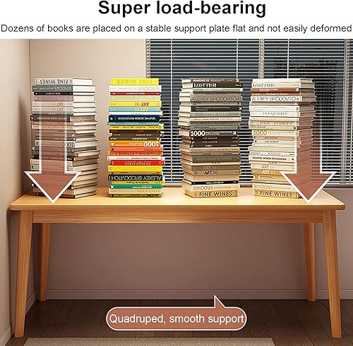 Miniatura 4 de Escritorio moderno para computadora, escritorio de estudio, estación de trabajo, escritorio ejecutivo de PC de estilo simple, mesa de trabajo