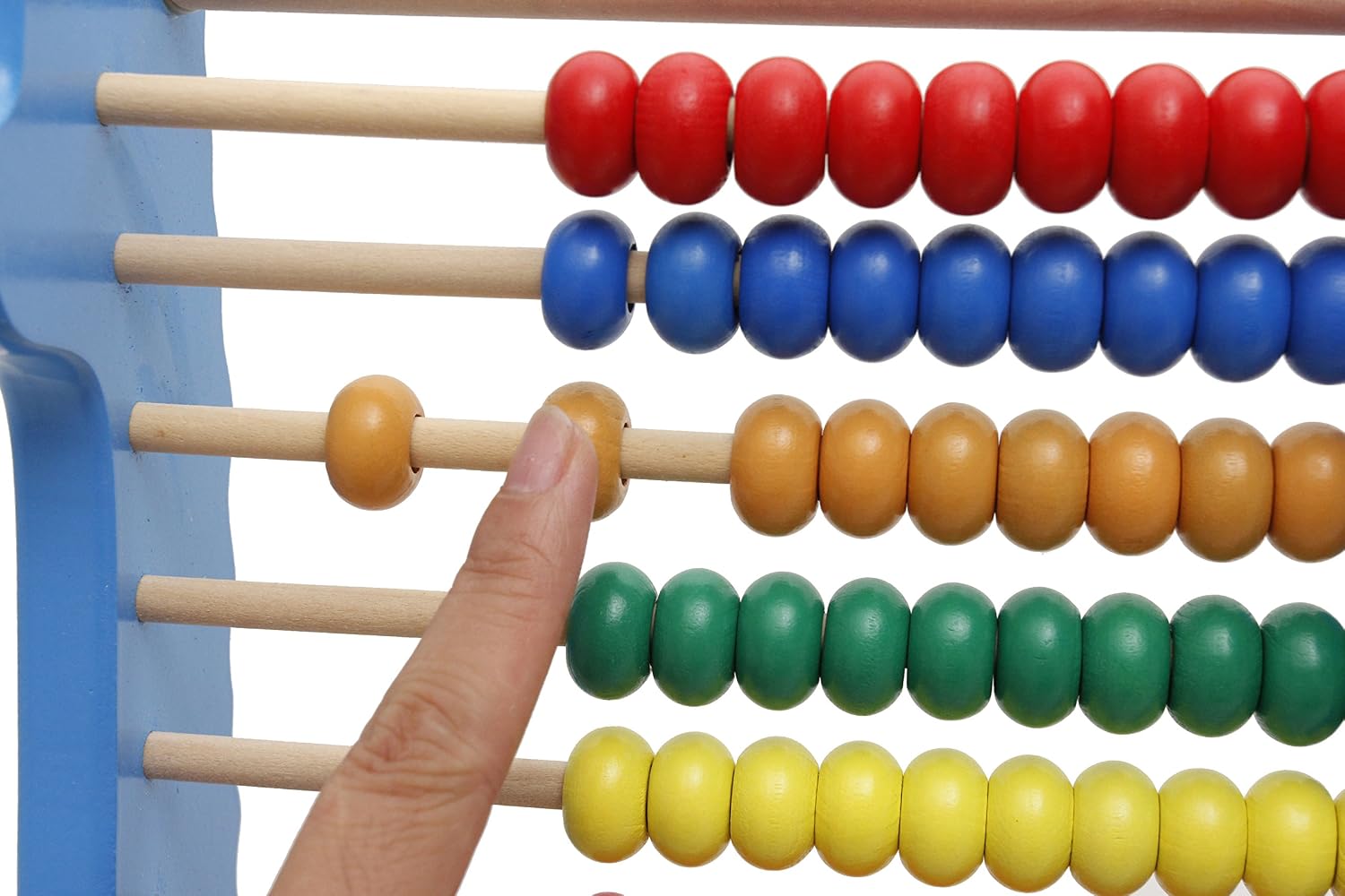 Lewo Wooden Abacus Classic Math Educational Counting Toys with 100 Beads