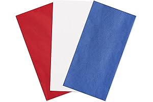 Festive Red White and Blue Tissue Paper Bulk 20x20 for Celebrations