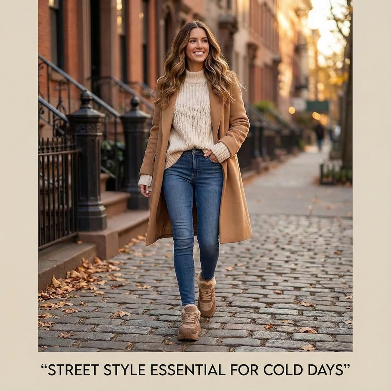 Platform Snow Sneakers for Women Winter Warm Fur Lined Chunky Boots Fuzzy Outdoor Walking Non Slip Fashion Shoes