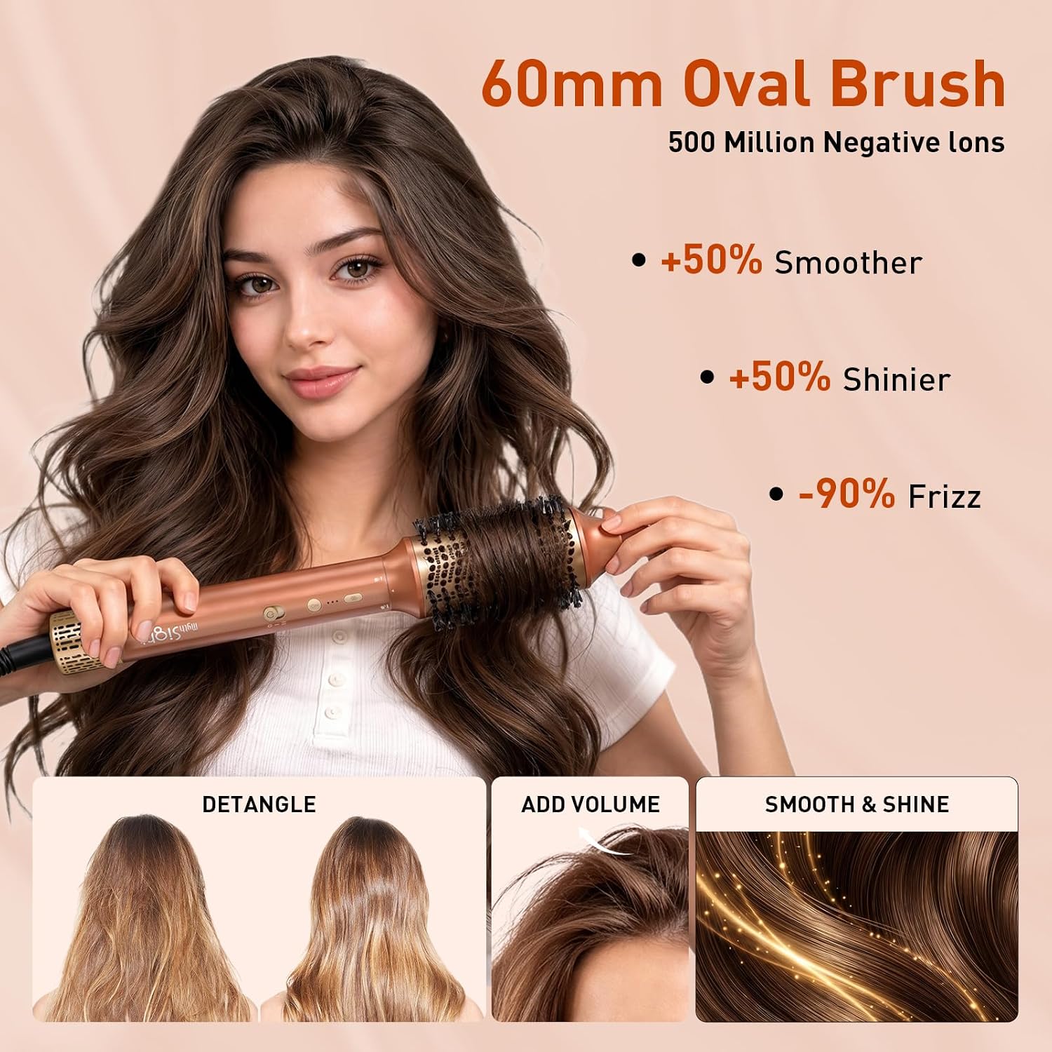 Mythsight StyleVibe 6-in-1 Air Styler with Hair Dryer & Auto-Wrap Curlers