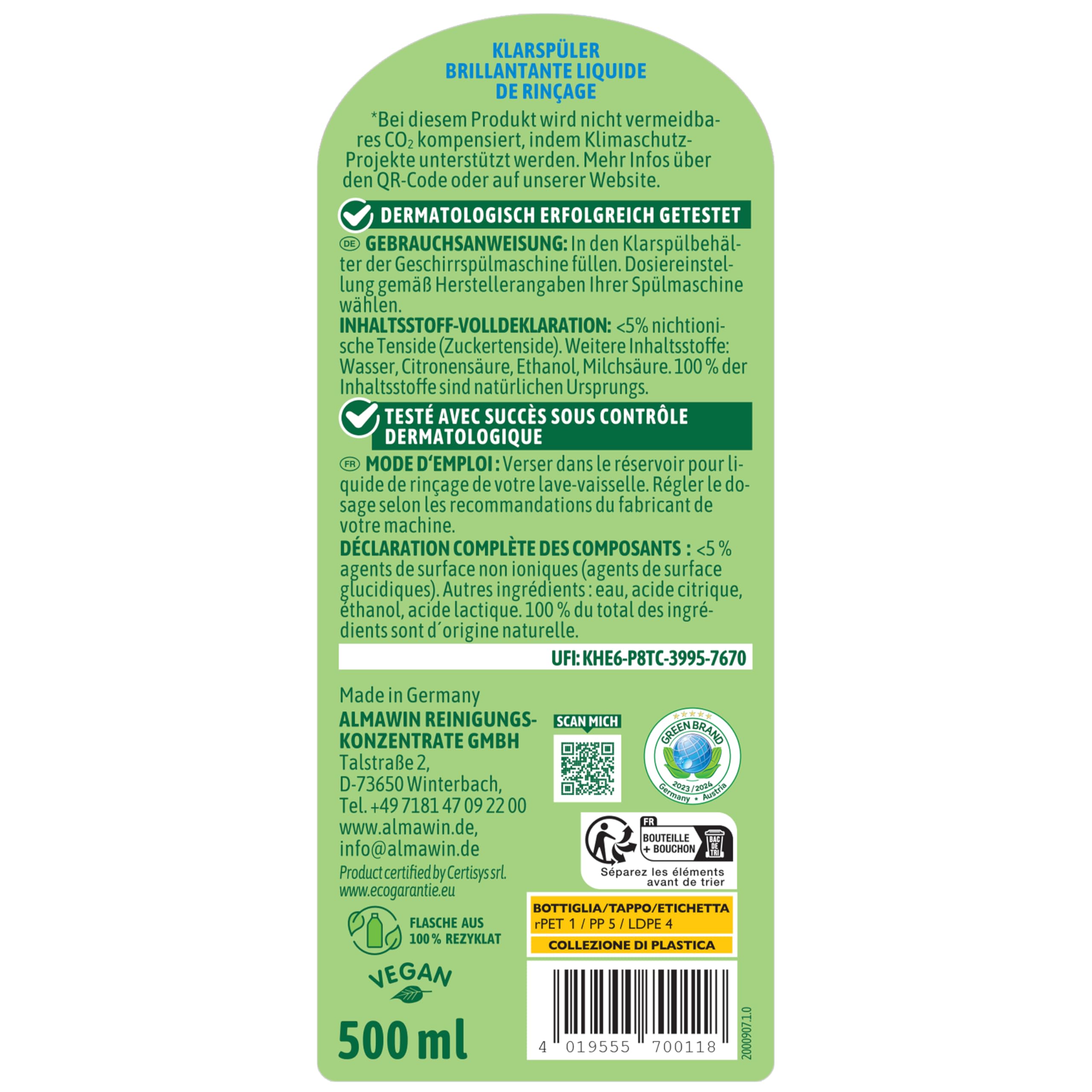 Almawin Brillantante - 500 gr - [confezione da 2]