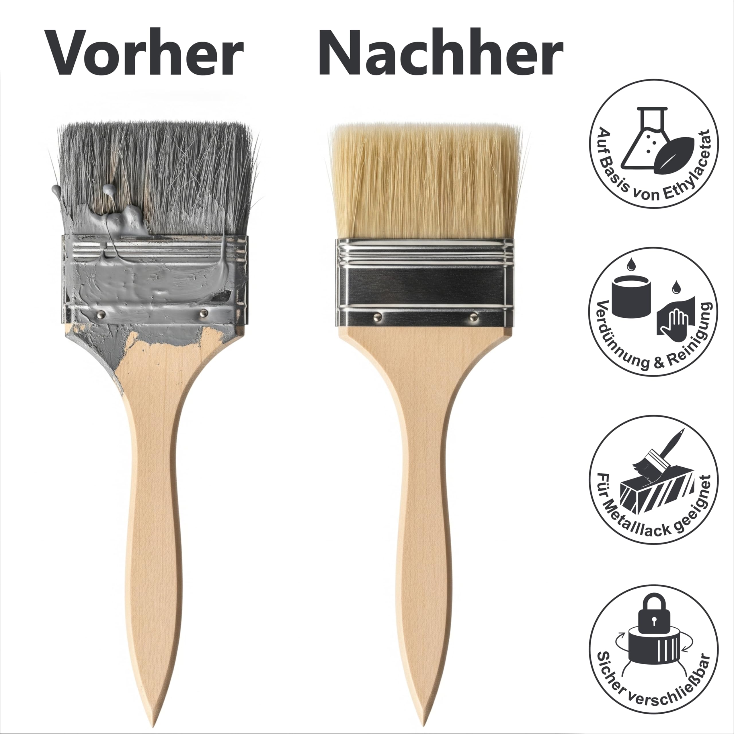 WO-WE Universalverdünner Verdünnung Spezialverdünnung Lackverdünner Pinselreiniger – 1L