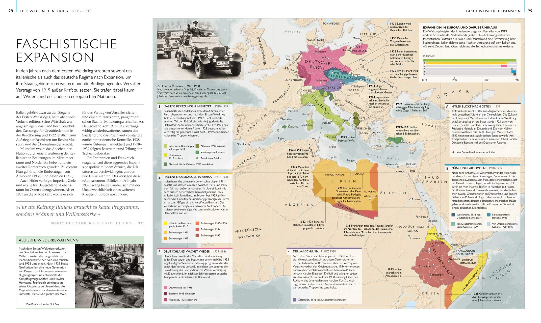 Der Zweite Weltkrieg in Karten: Eine geografische Reise durch die Geschichte des Zweiten Weltkriegs. Mit 100 historischen und modernen Karten