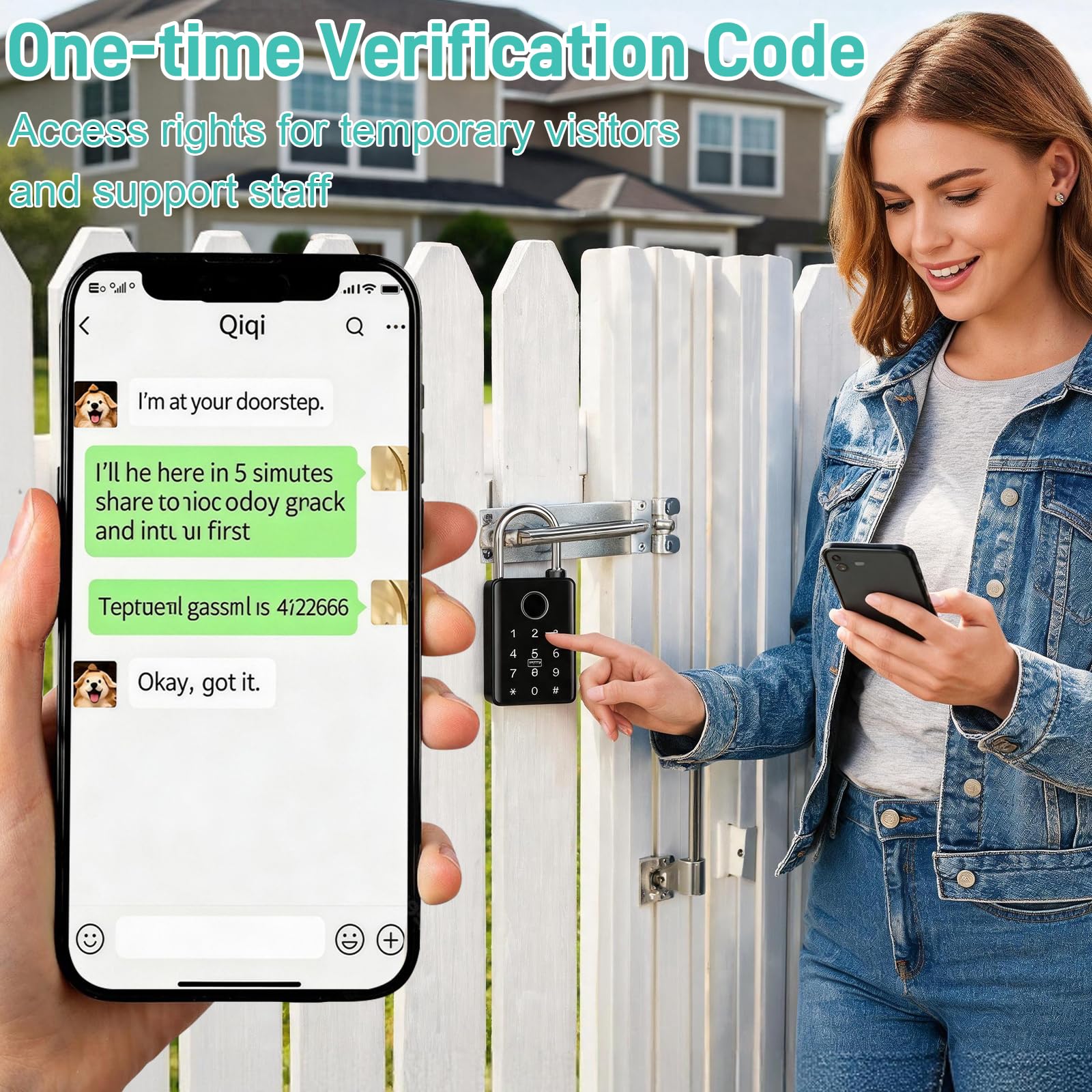 Cadenas intelligent IP67 : empreinte, code, appli, clé. Résiste aux intempéries. Idéal pour casier, cave, porte jardin, armoire. Sécurisé et polyvalent.