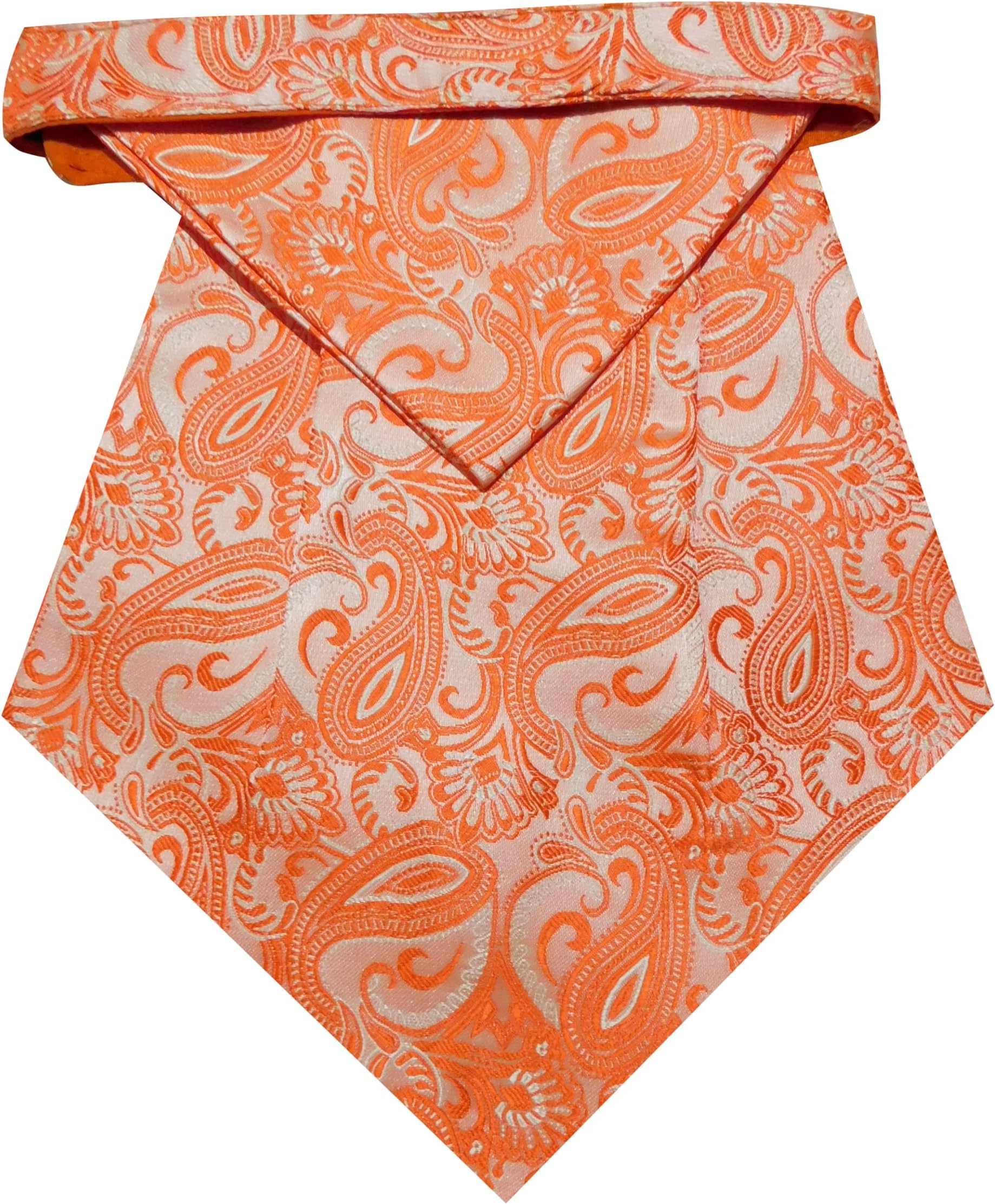 Cravat Ties for Men Paisley Cravat for Men Wedding Jacquard Woven Men,s Cravat Tie With Pocket Square