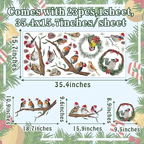 Miniatura 5 de Calcomanías de pared de montaña calcomanías de pared de árbol de montaña calcomanías de pared de animales del bosque calcomanías de pared de