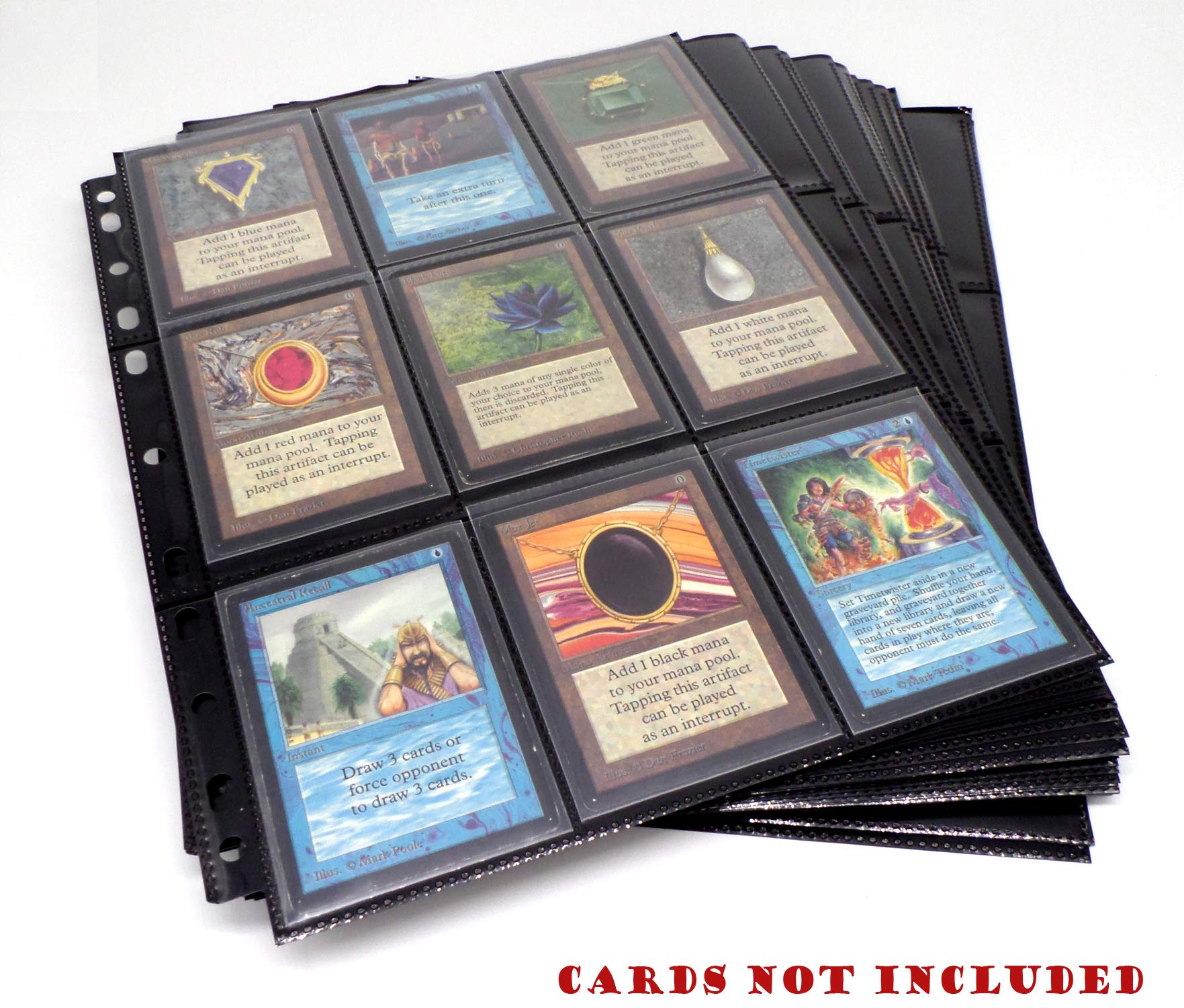 200 9-Pocket Pages - 11-Hole - 3-Ring Album Pagina- MTG - PKM - YGO