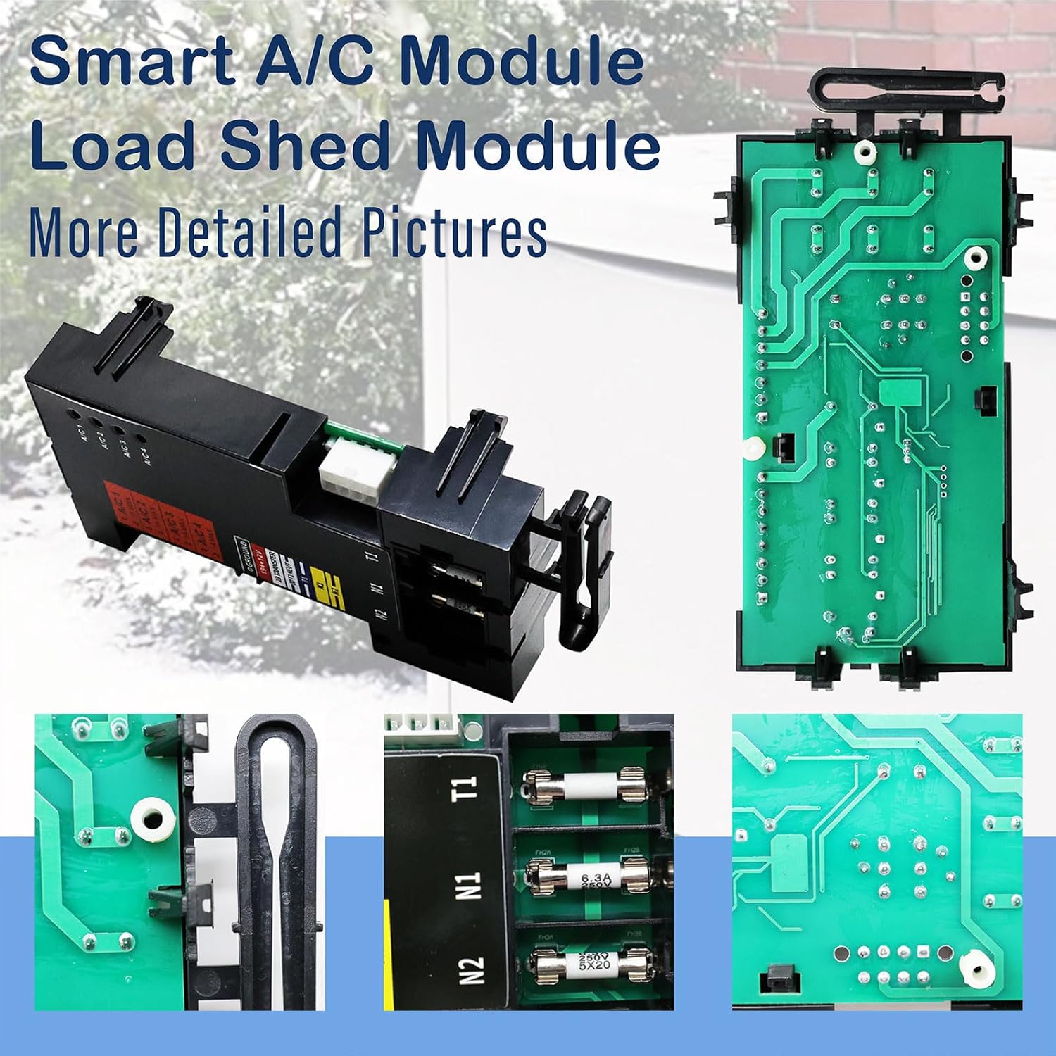 A0004499959 Smart A/C Module Load Shed Module (SACM) Automatic Transfer Switch ATS Control Module Compatible with Generac 100 200 AMP Automatic Transfer Switch Replace 10000004183