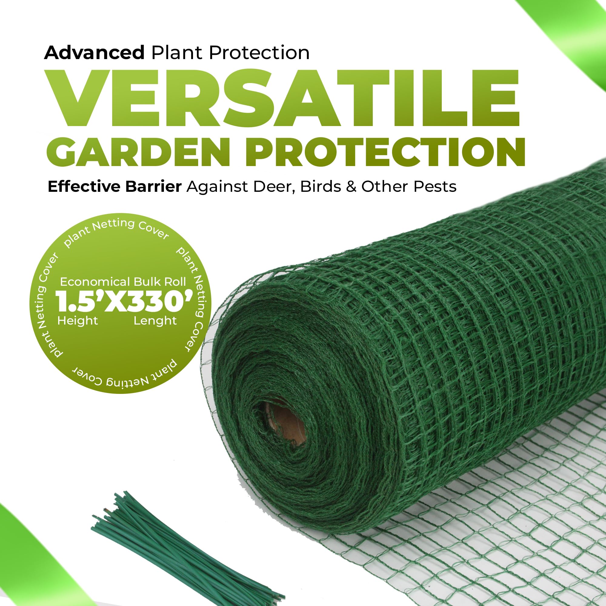 Deer-Terrent Netting Rolls 330' x 18