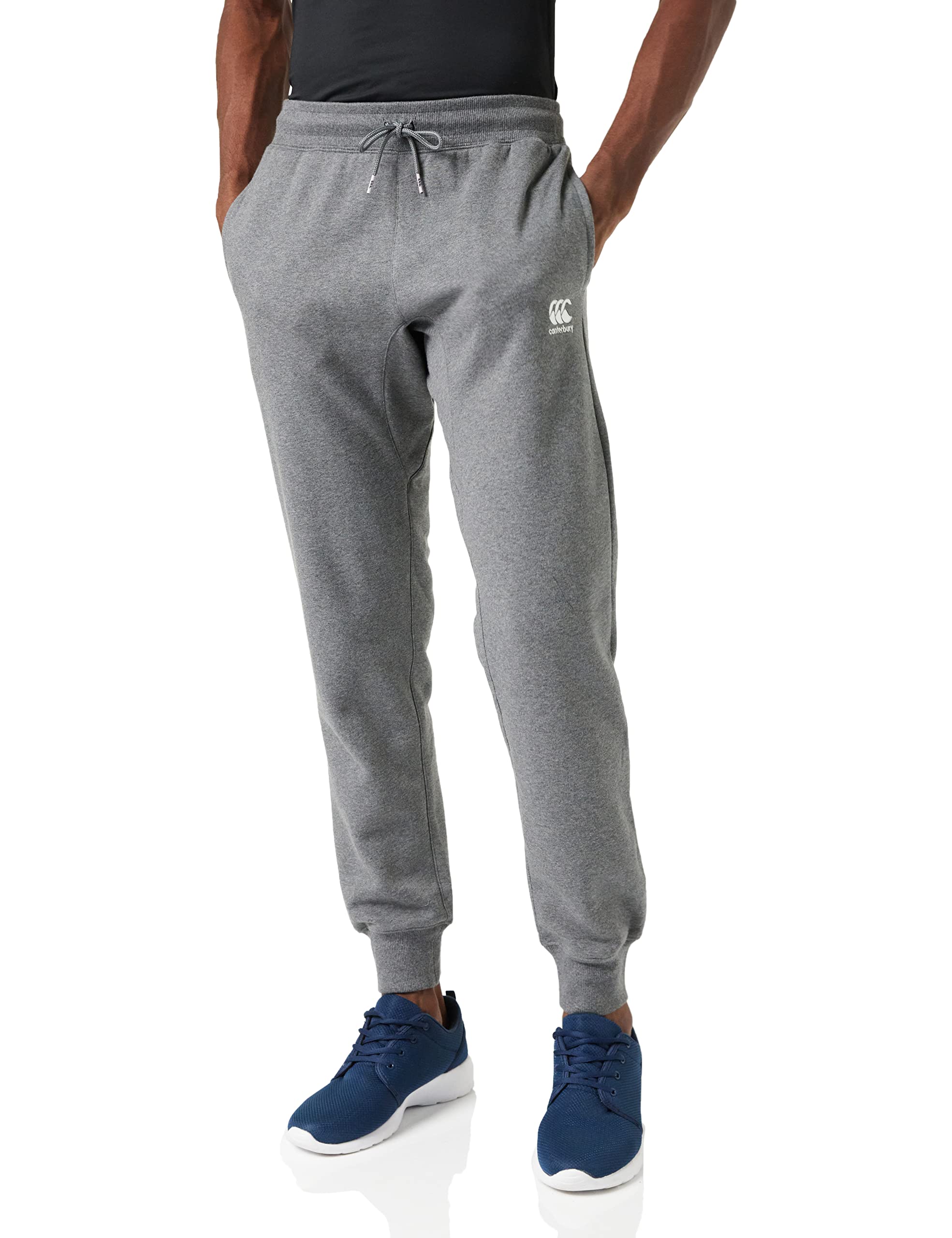 Canterbury Tapered Fleece Cuff Training Pants - AW19 - X Large - Grey