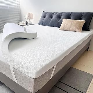 3 Inch Memory Foam Mattress Topper,Cooling Gel Infused High Density Twin XL(39"x80") Topper with Removable Skin-friendly Cover,Bed Topper for Pressure Relief Back Pain, CertiPUR-US Certified