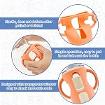 2 Pack Silicone Sleeves for Avent Natural Glass Bottles, Compatible with Philips Avent Natural Glass Baby Bottle 8 oz, Anti Breakage Milk Baby Bottle Protector for Toddler with Non-Slip Handle (2pc-Green/Blue)