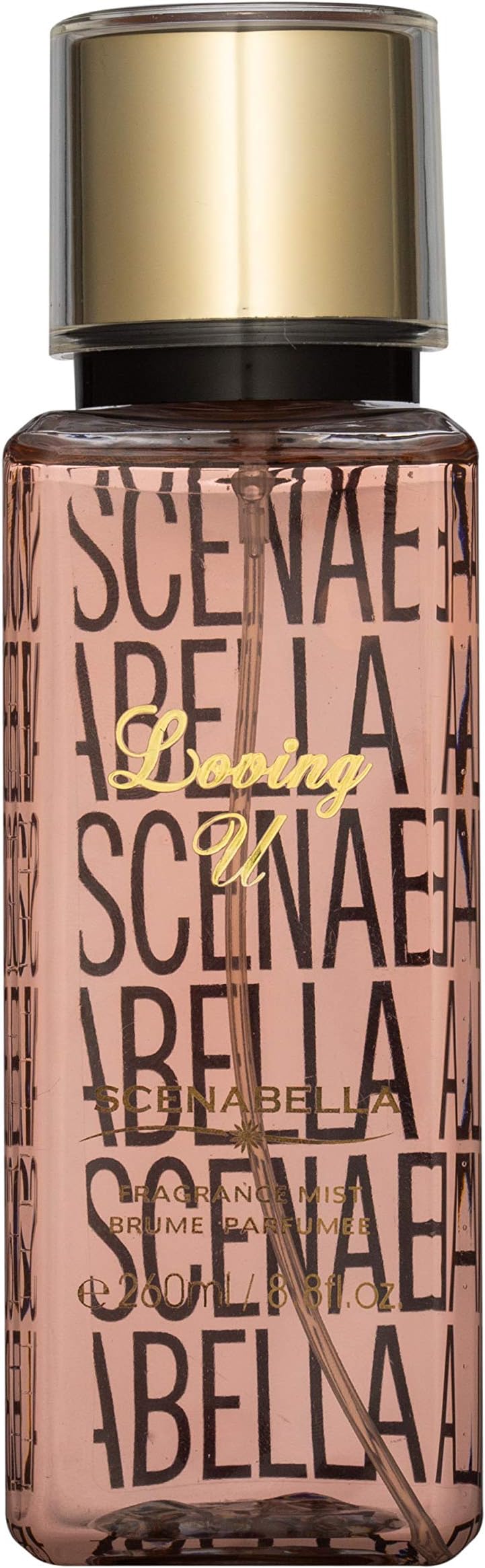 JUSTSWAG PDTXCLS TOMENGBEIAABBCC Dijkoo Scenabella Signature Body Splash Fragrance Mist for women Loving U with Keynotes of French Narcissus, Neroli Oil and Sugared Amber, 8.8 Fl. Oz