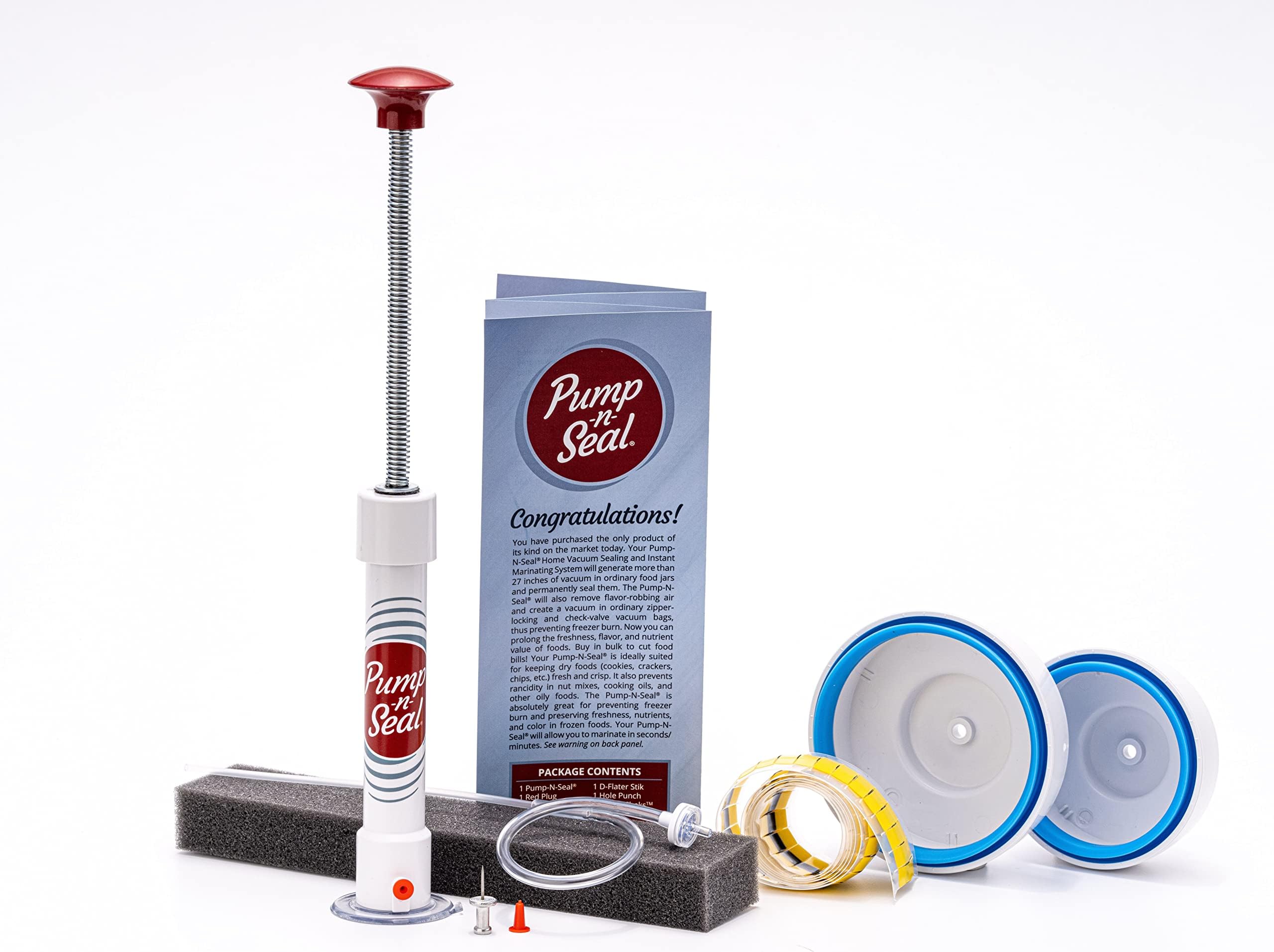 PumpNSeal + Bowl Seal System Food Vacuum Sealing System