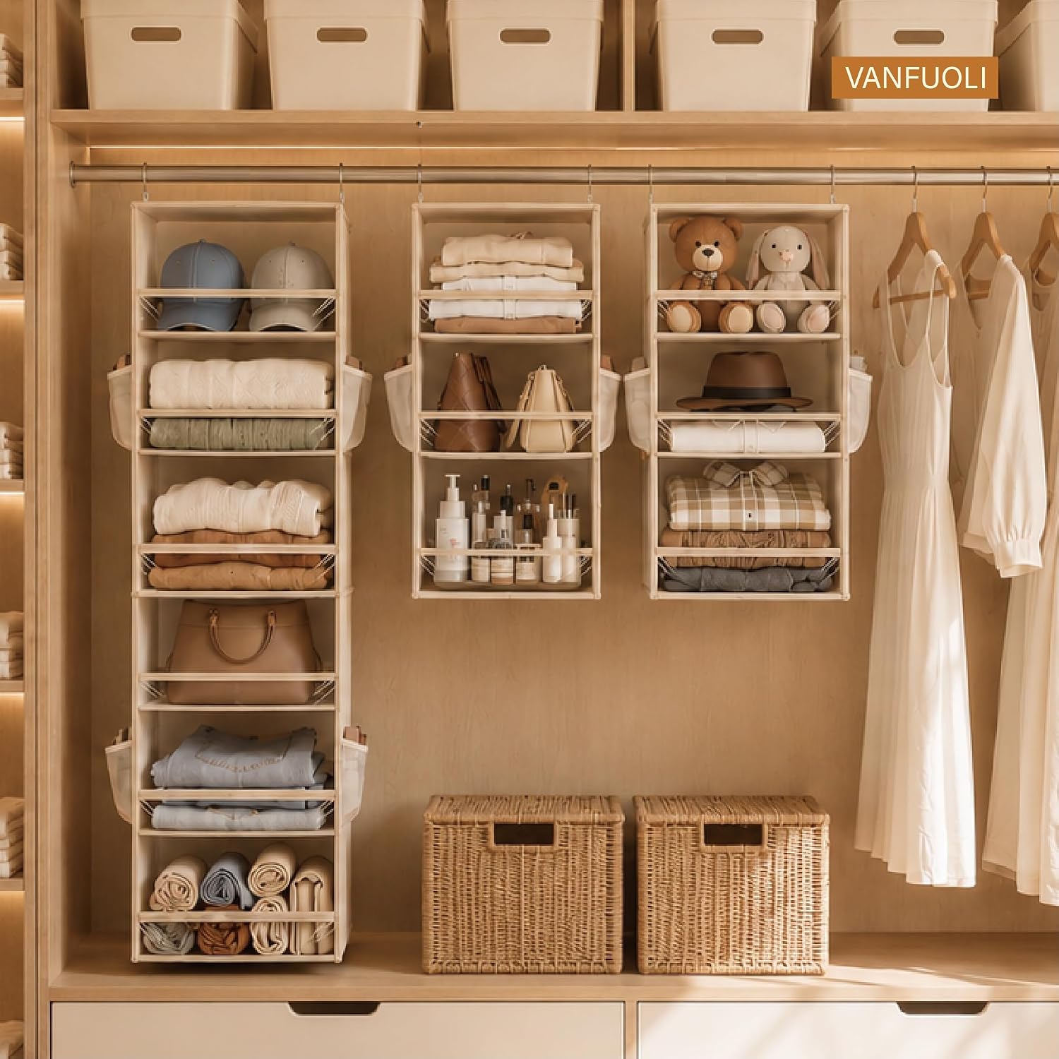 6-Tier Hanging Closet Organizer and Storage