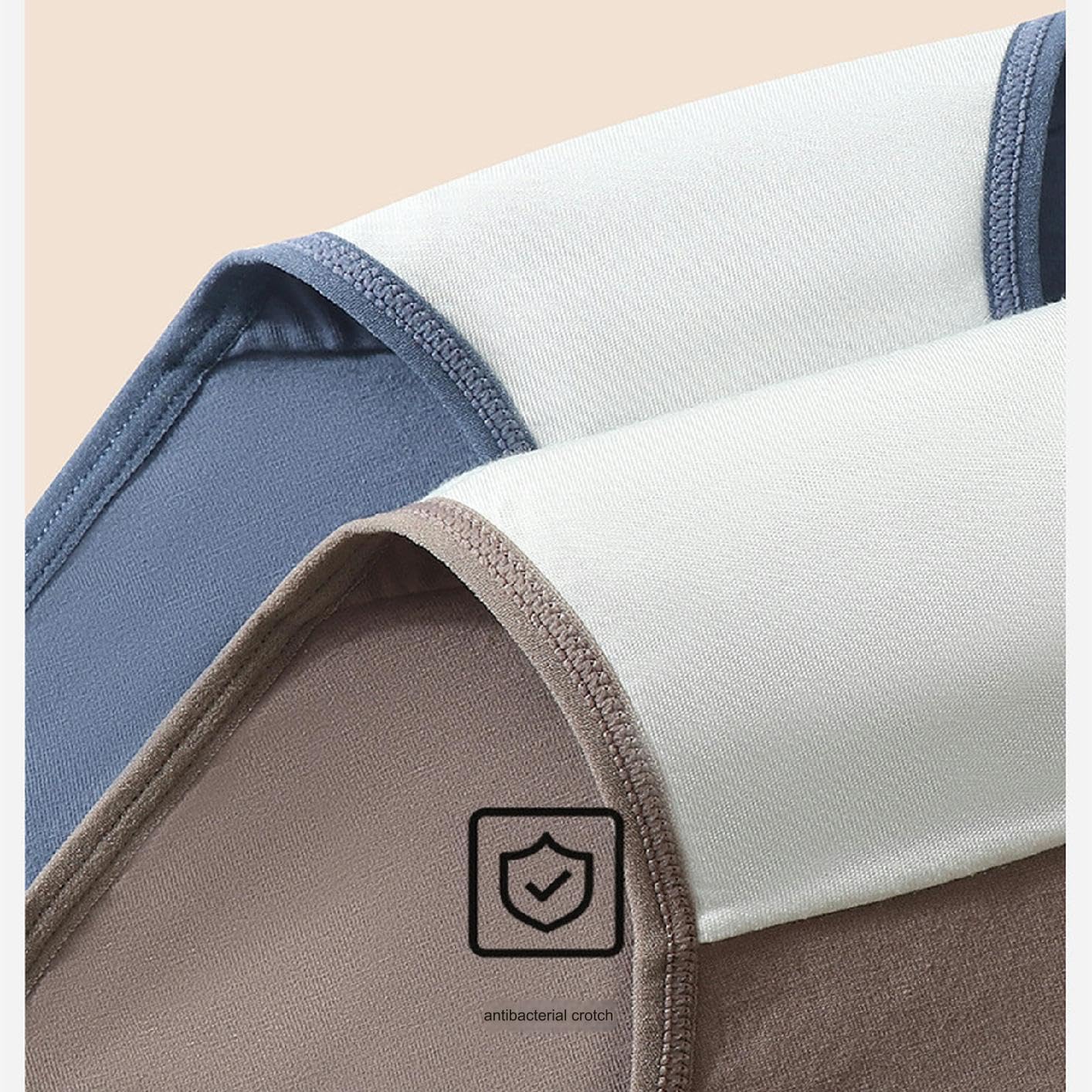 Mutande Donna Ladiers Knickers Cotton Brief Full Breauwers for Women Dimensioni Ad Alta Vita Senza Cuciture da 5 Pacchetti-Grigio Un 5pc-m