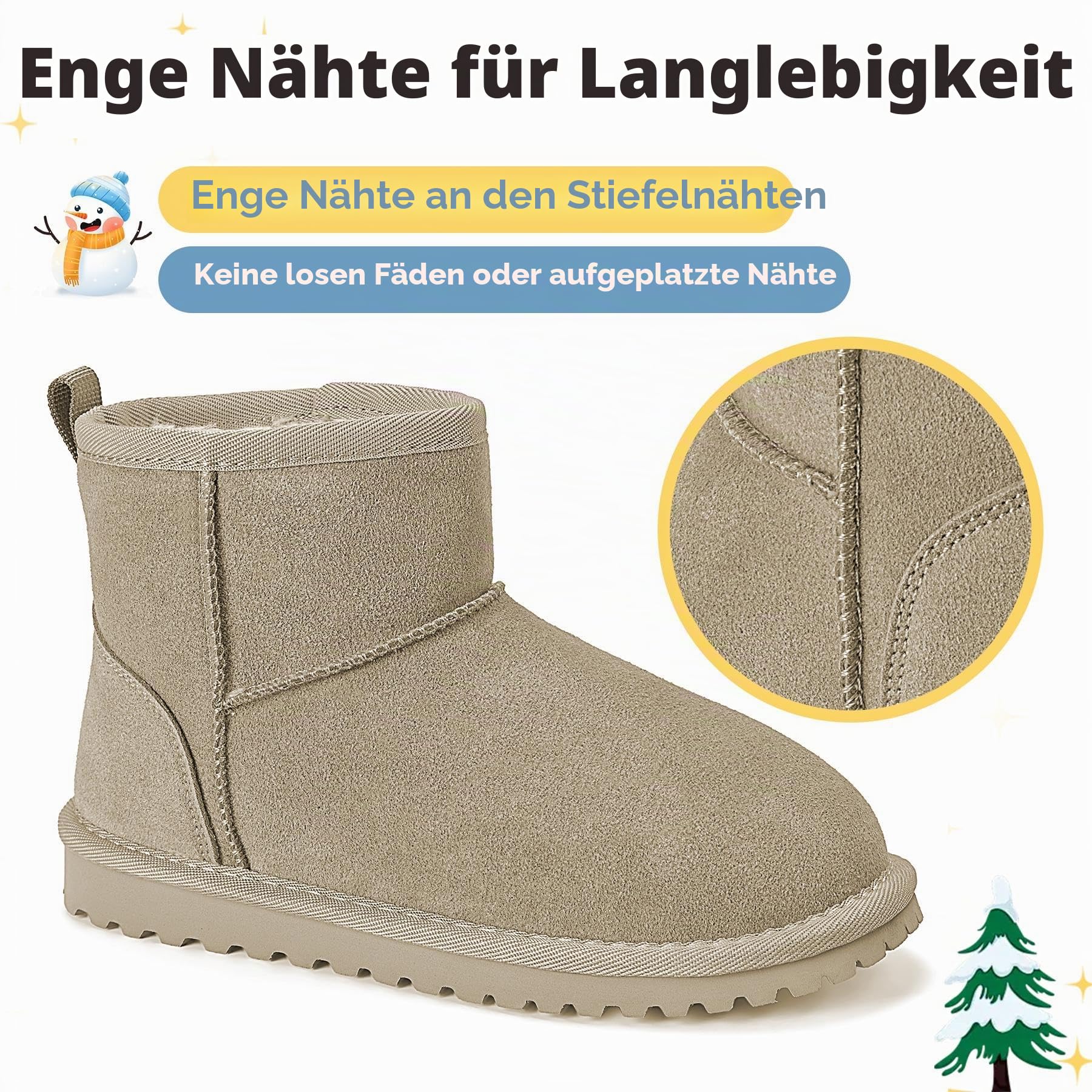 Mishansha Schneestiefel Kinder Mädchen Gr.24-36