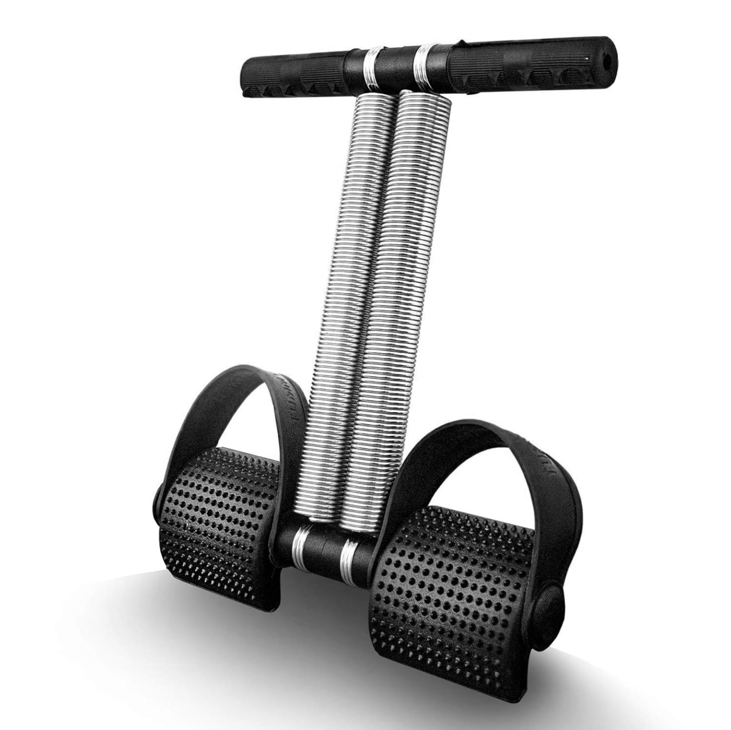FitHead Double Spring Tummy Trimmer Men and Women for Abs Workout Stomach Exercise Machine for Women and Men Exercise in Gym, Home for Abdominal, Belly Exercise Waist Trimmer | Black-picture-23