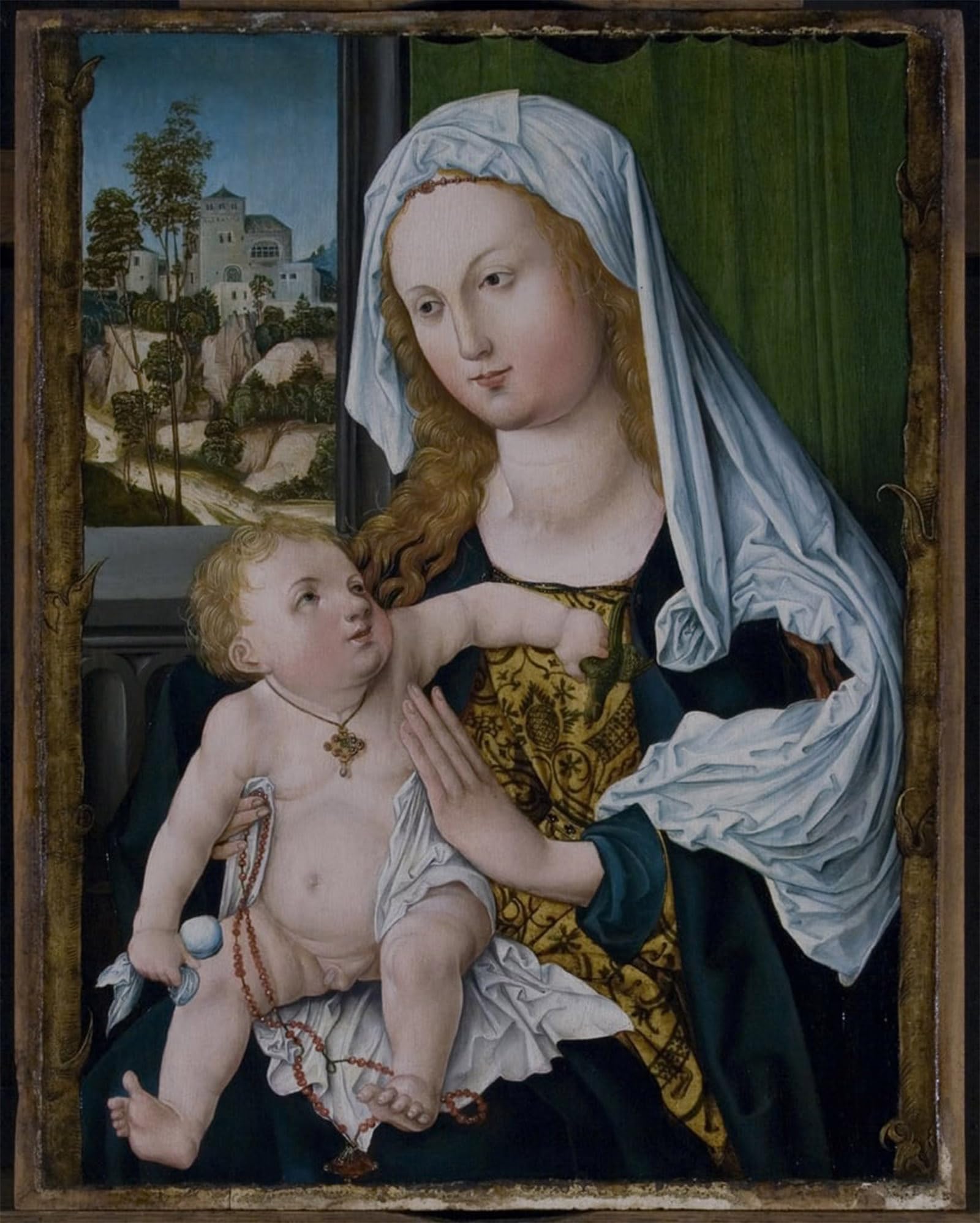 POSTERIIk Famous Modern Artwork Art Mural Lady and Child by Albrecht Dürer Oil Paintings Pictures for Home Decor 60x90cm