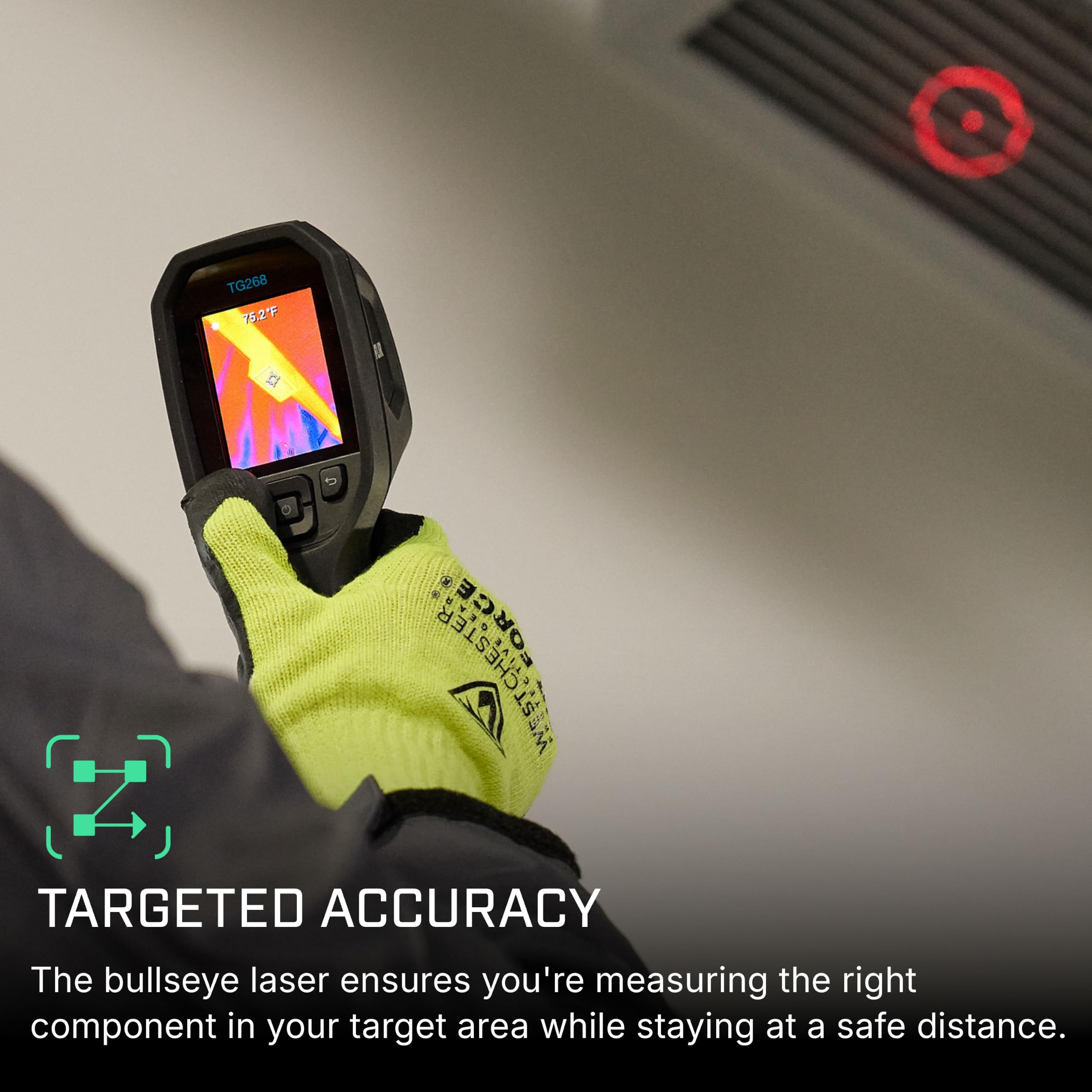 Amazon | Flir TG268 サーマルイメージングカメラ、320x240スポットIR