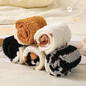 Low Moq Custom Cute Animal Women Girl Non-slip Grip Christmas Home Indoor Fuzzy