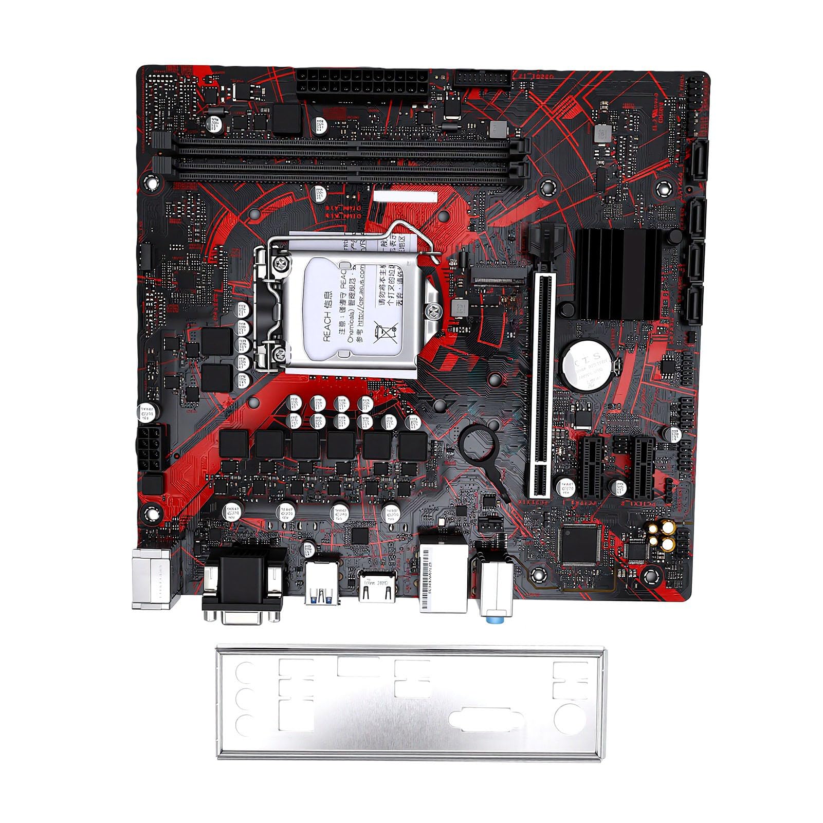 Scheda Madre Micro ATX LGA1200, DDR4 da 64 GB 2933 MHz, 1X M.2