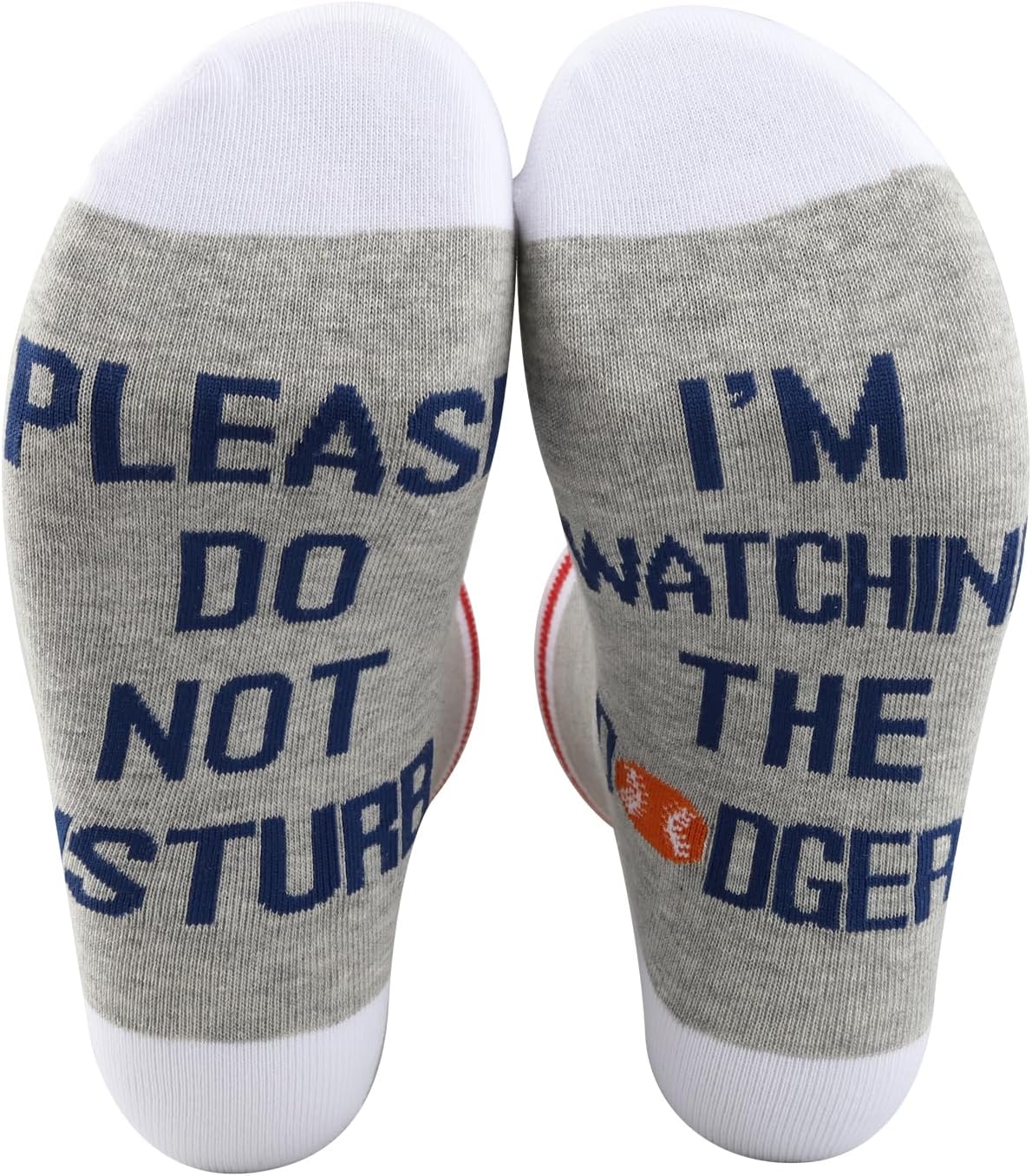 TSOTMO 2 Pairs Baseball Socks Please Do Not Disturb I’m Watching The D Socks Gift For Baseball Player