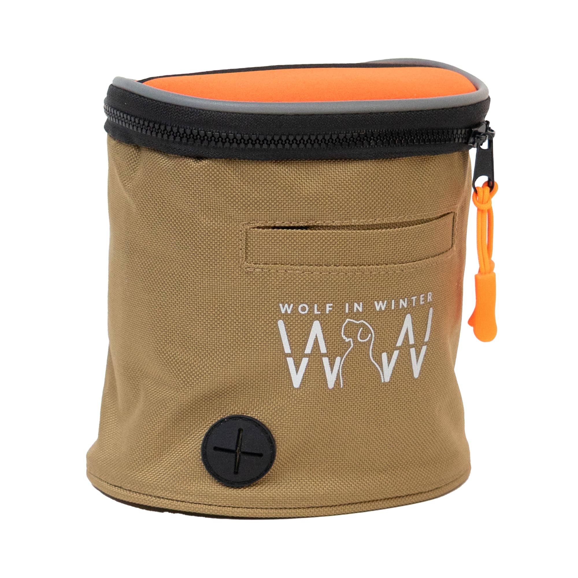 Quickdraw - Sac de dressage compact pour chien avec bordure réfléchissante, distributeur de sacs à déjections canines intégré et ceinture réglable - Idéal pour les promenades, les